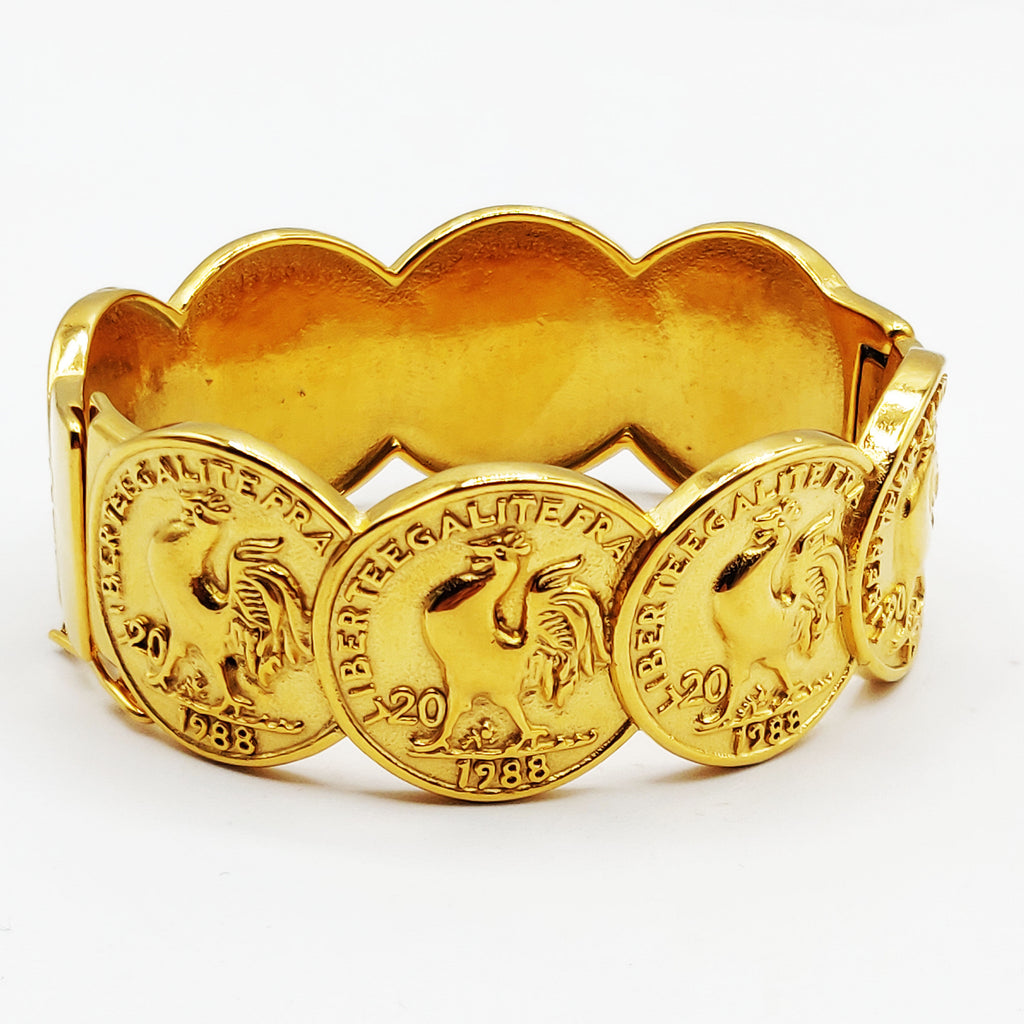 Bracelet Rigide Multi Louise Coq Luxe Chevauchant