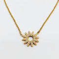 Collier Soleil Rayons Cristaux