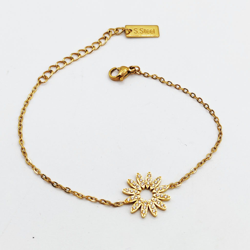 Bracelet Soleil Rayons Cristaux