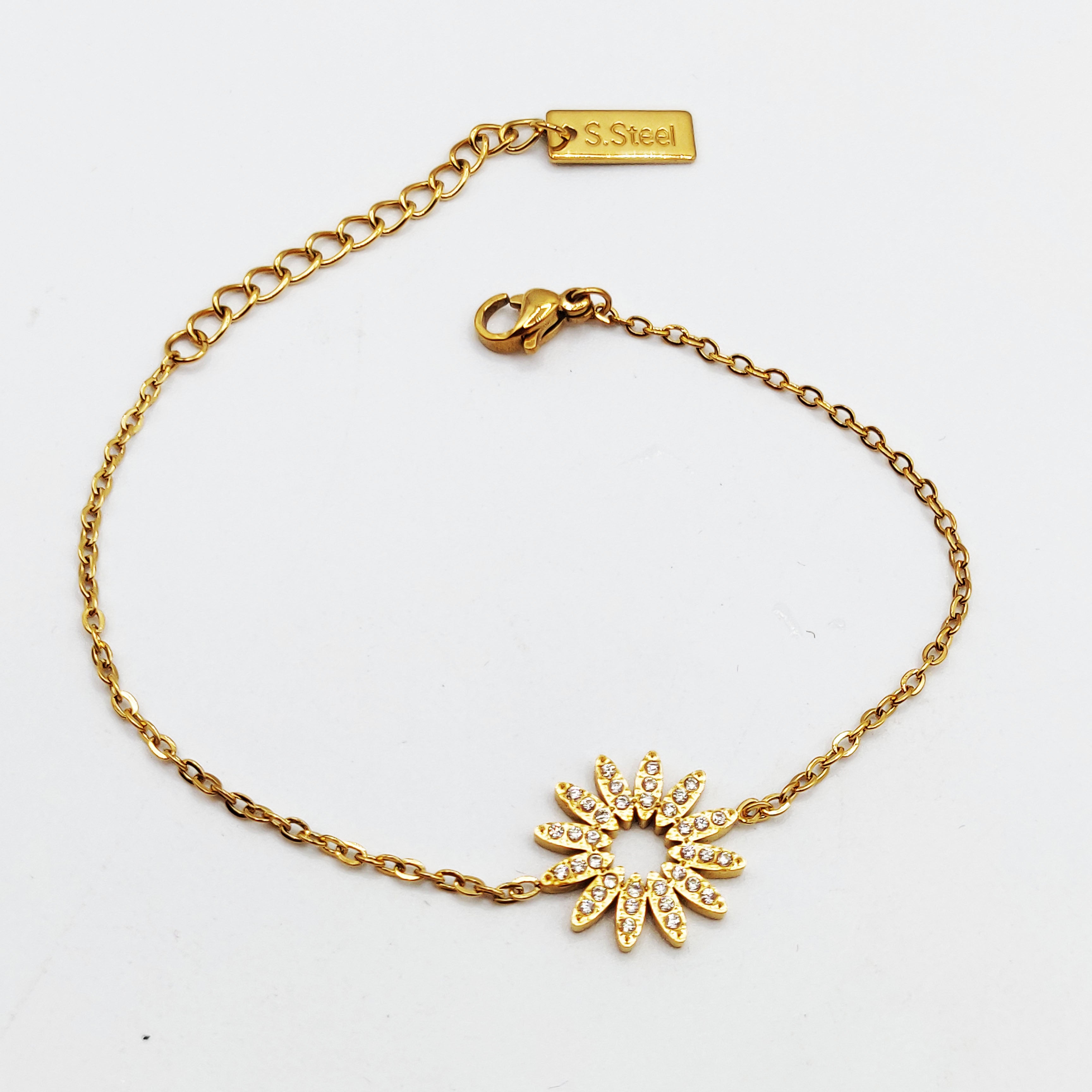 Bracelet Soleil Rayons Cristaux
