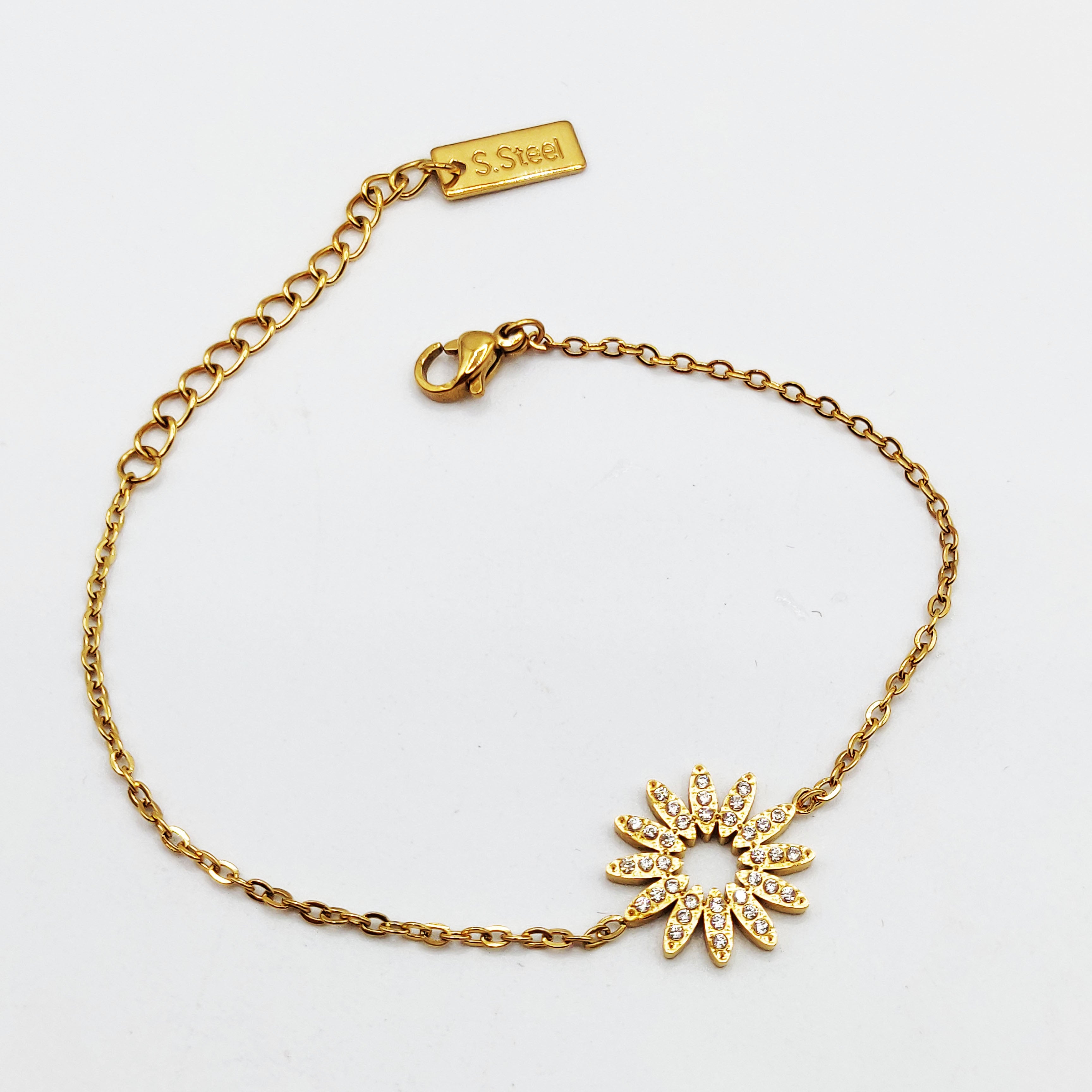 Bracelet Soleil Rayons Cristaux