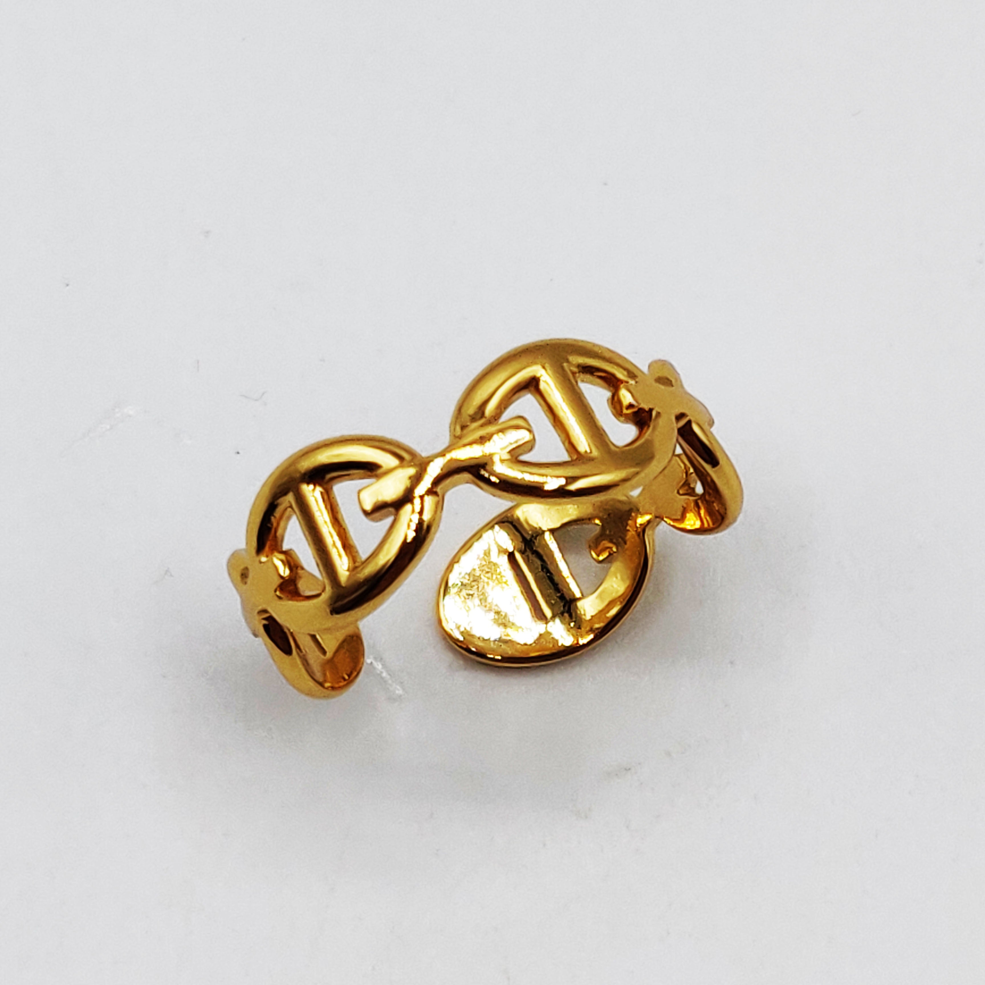 Bague Multi H Luxe Dorée
