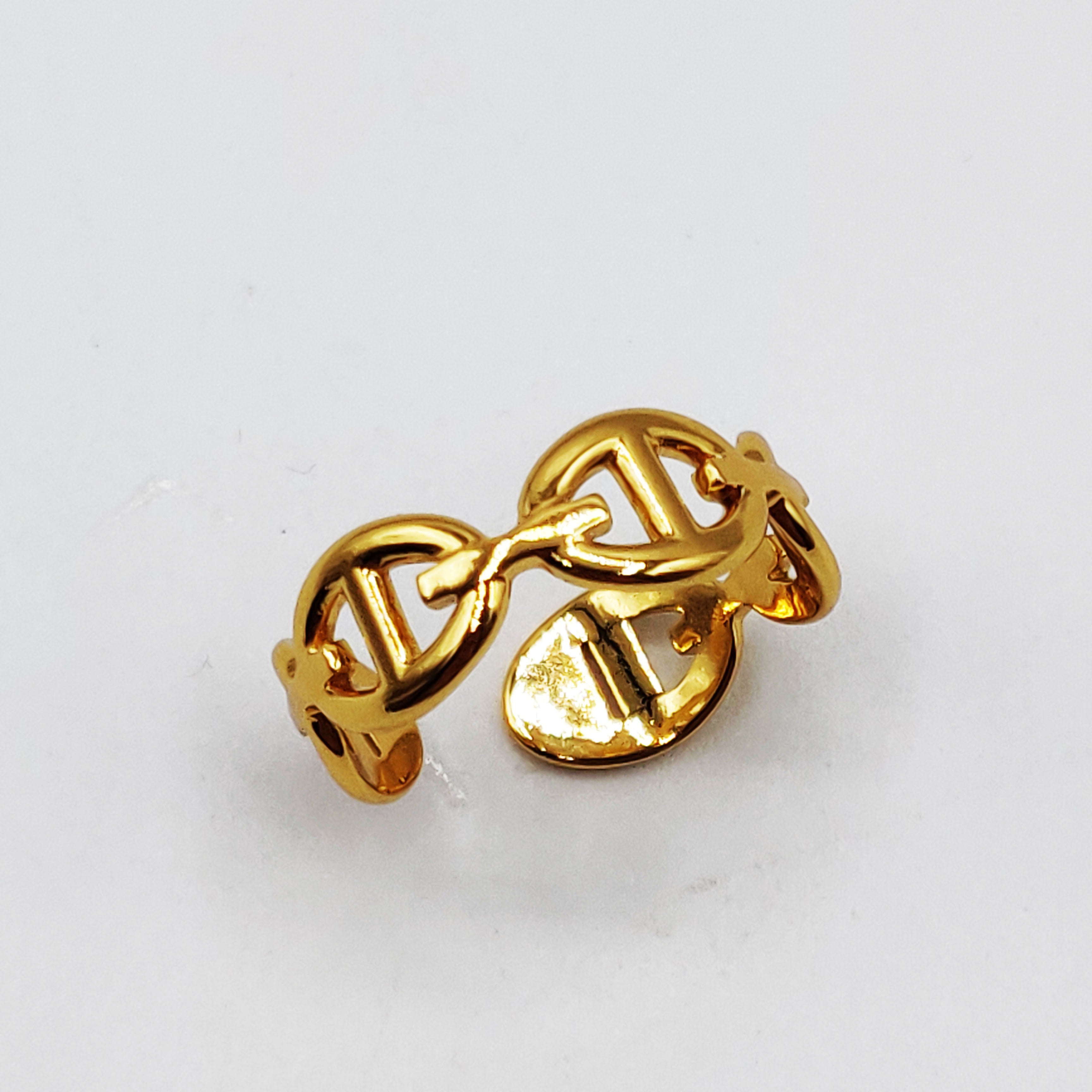 Bague Multi H Luxe Dorée