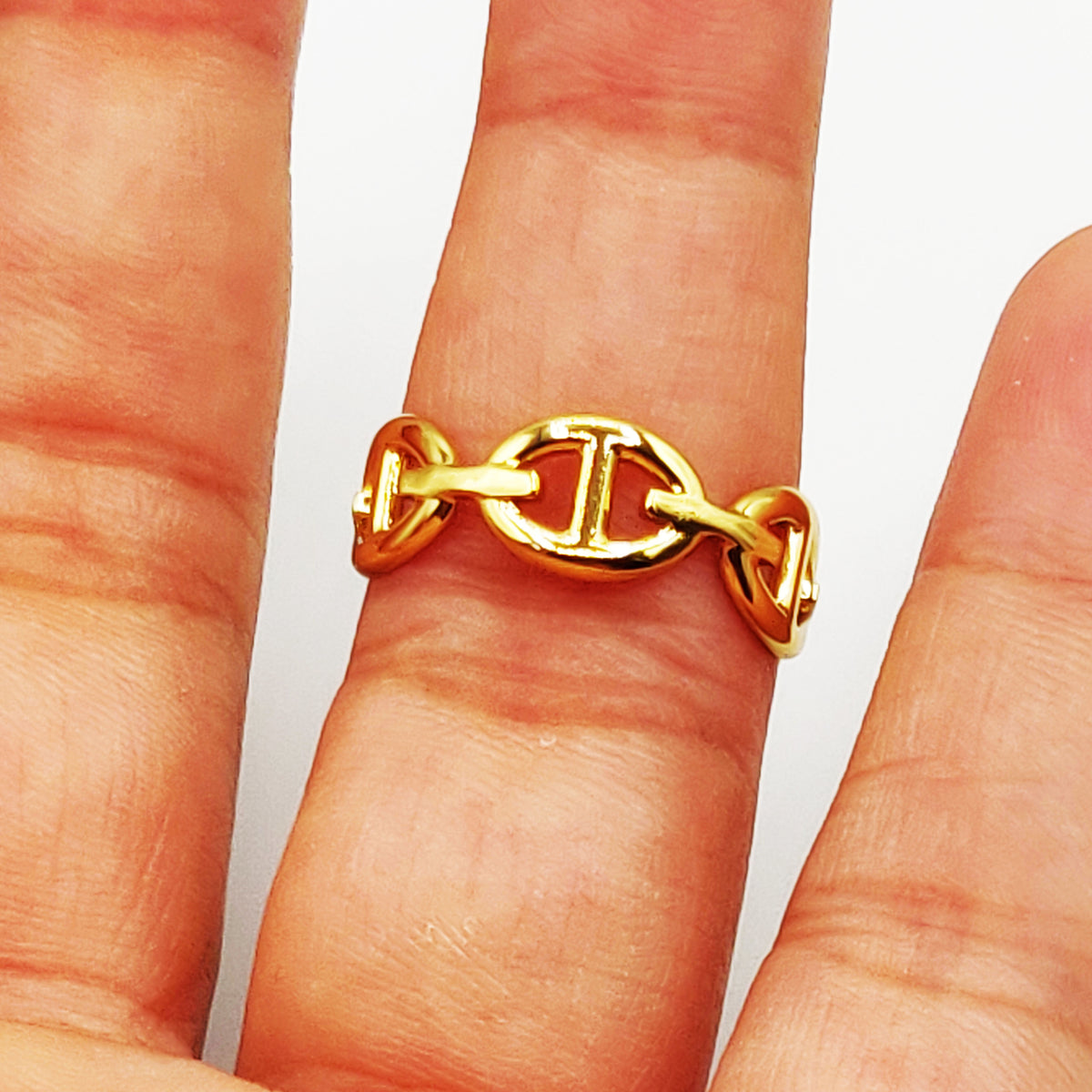 Bague Multi H Luxe Dorée