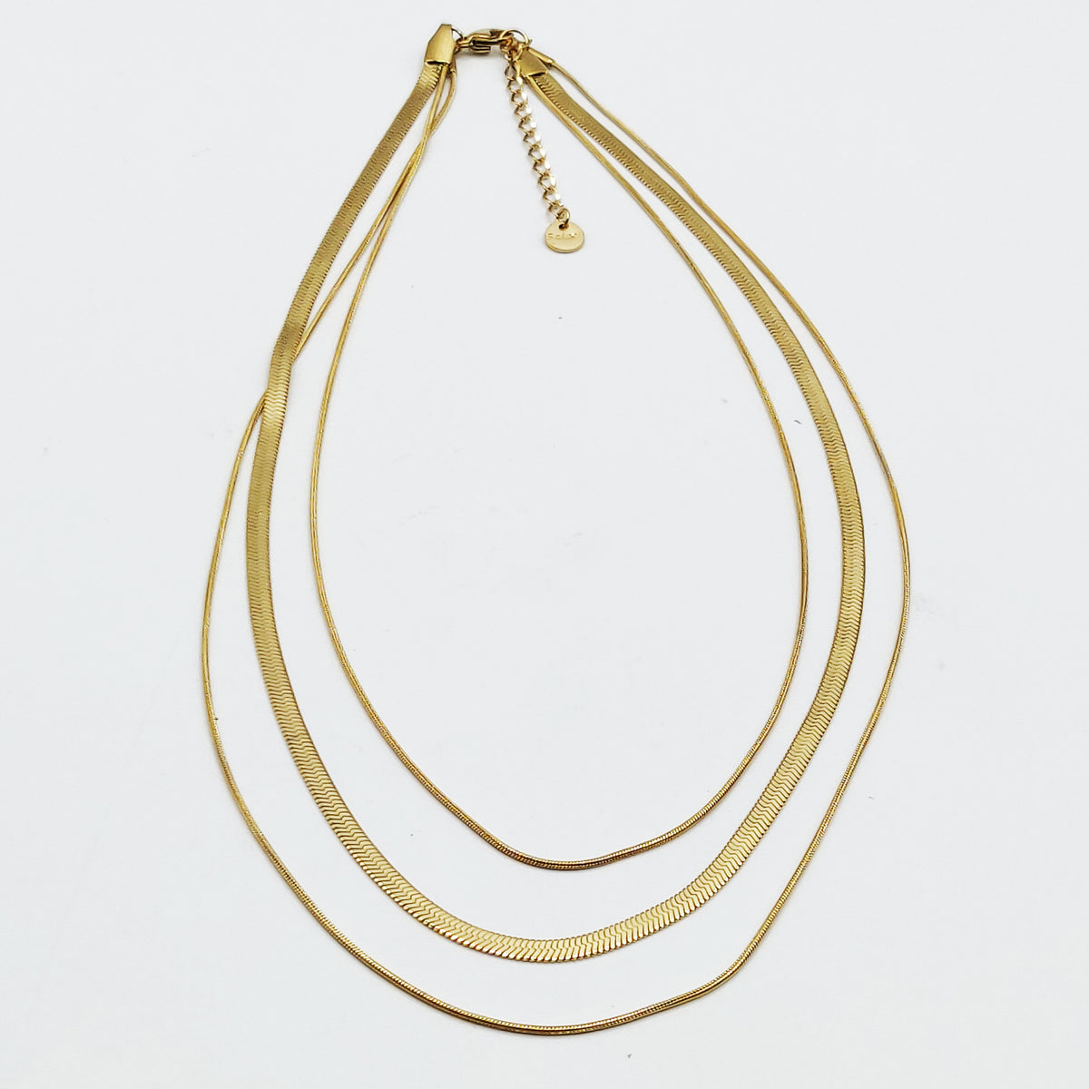 Collier Triple Mailles Luxe