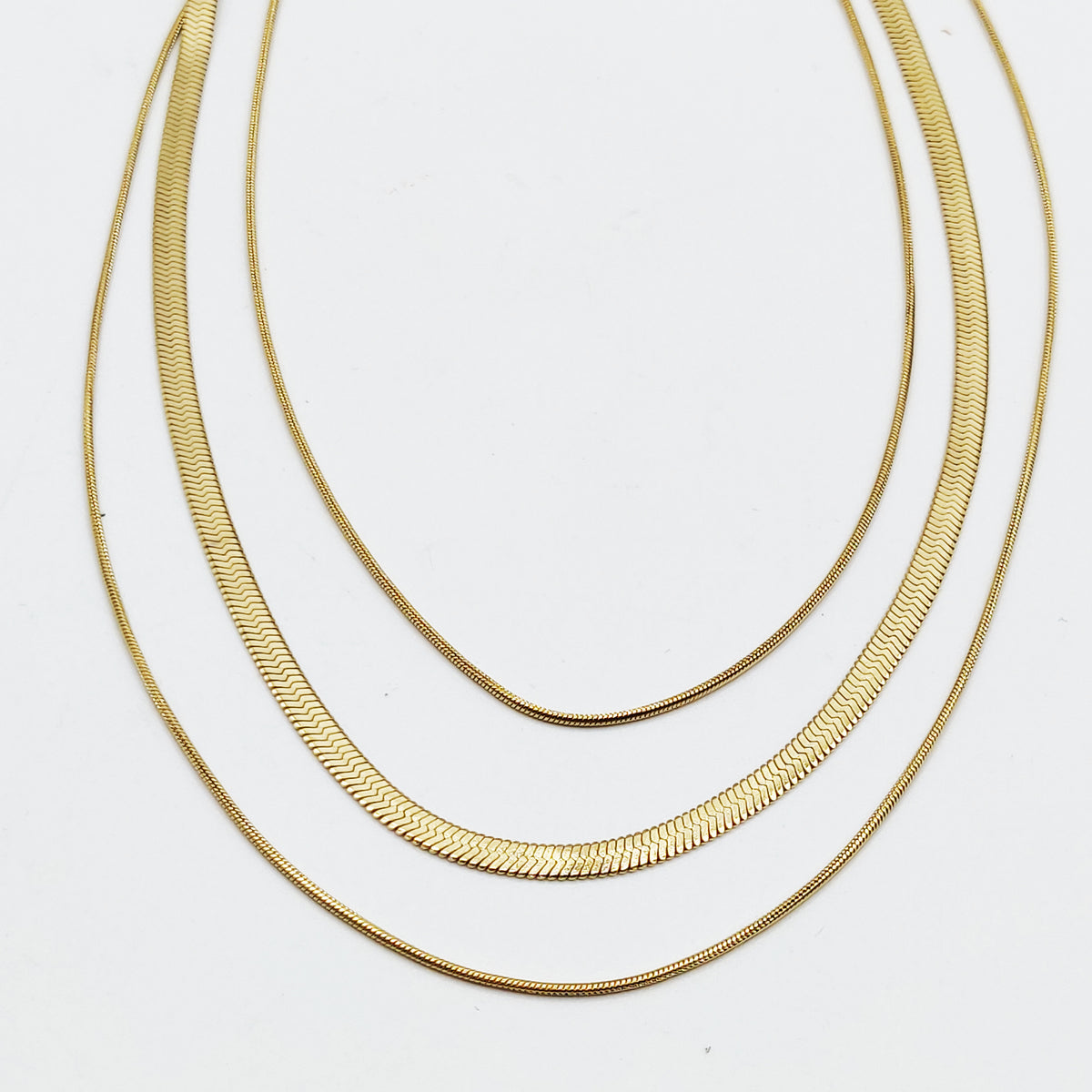 Collier Triple Mailles Luxe
