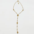 Collier Multi H Luxe et Perles d'imitation Descendant