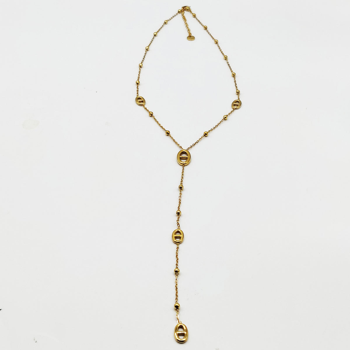 Collier Multi H Luxe et Perles d'imitation Descendant