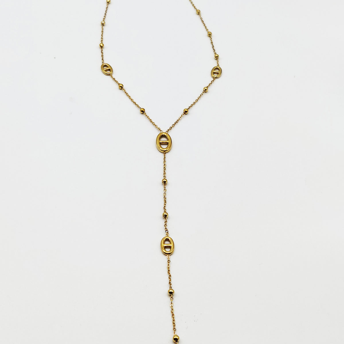 Collier Multi H Luxe et Perles d'imitation Descendant