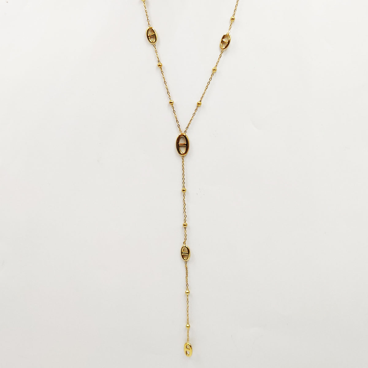 Collier Multi H Luxe et Perles d'imitation Descendant