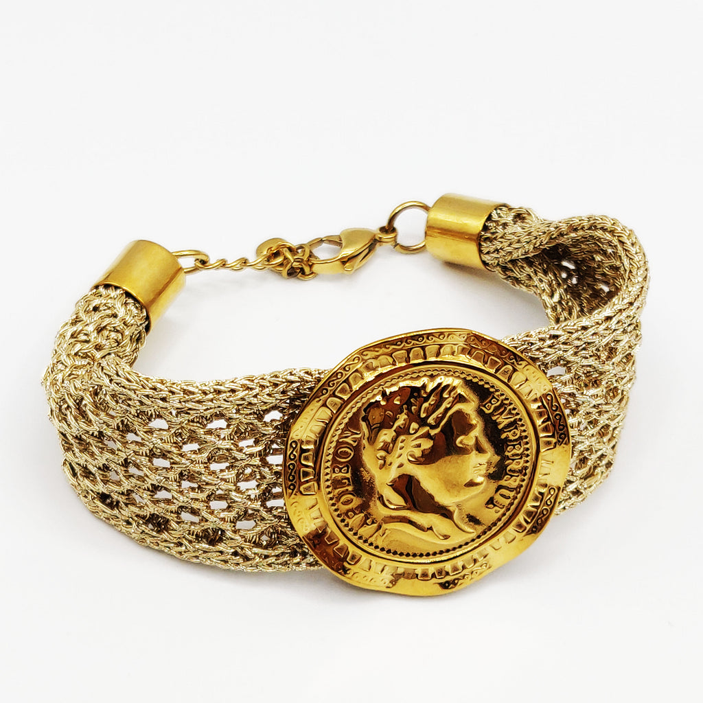 Bracelet Fils Tressés Napoléon Luxe
