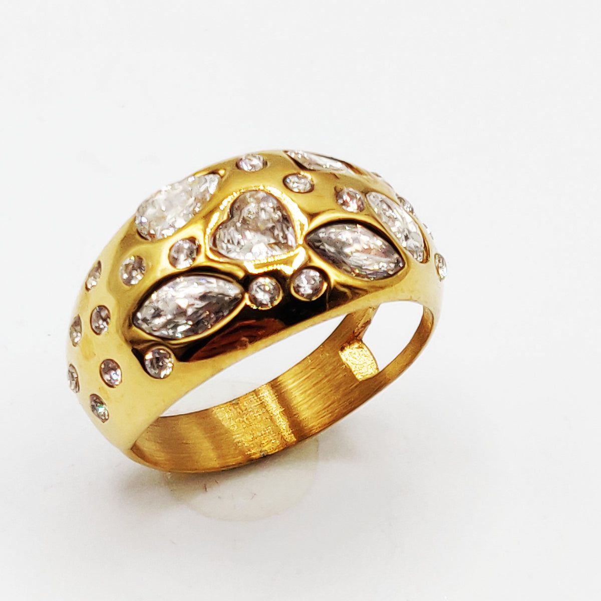 Bague Cristaux Multiformes Luxe