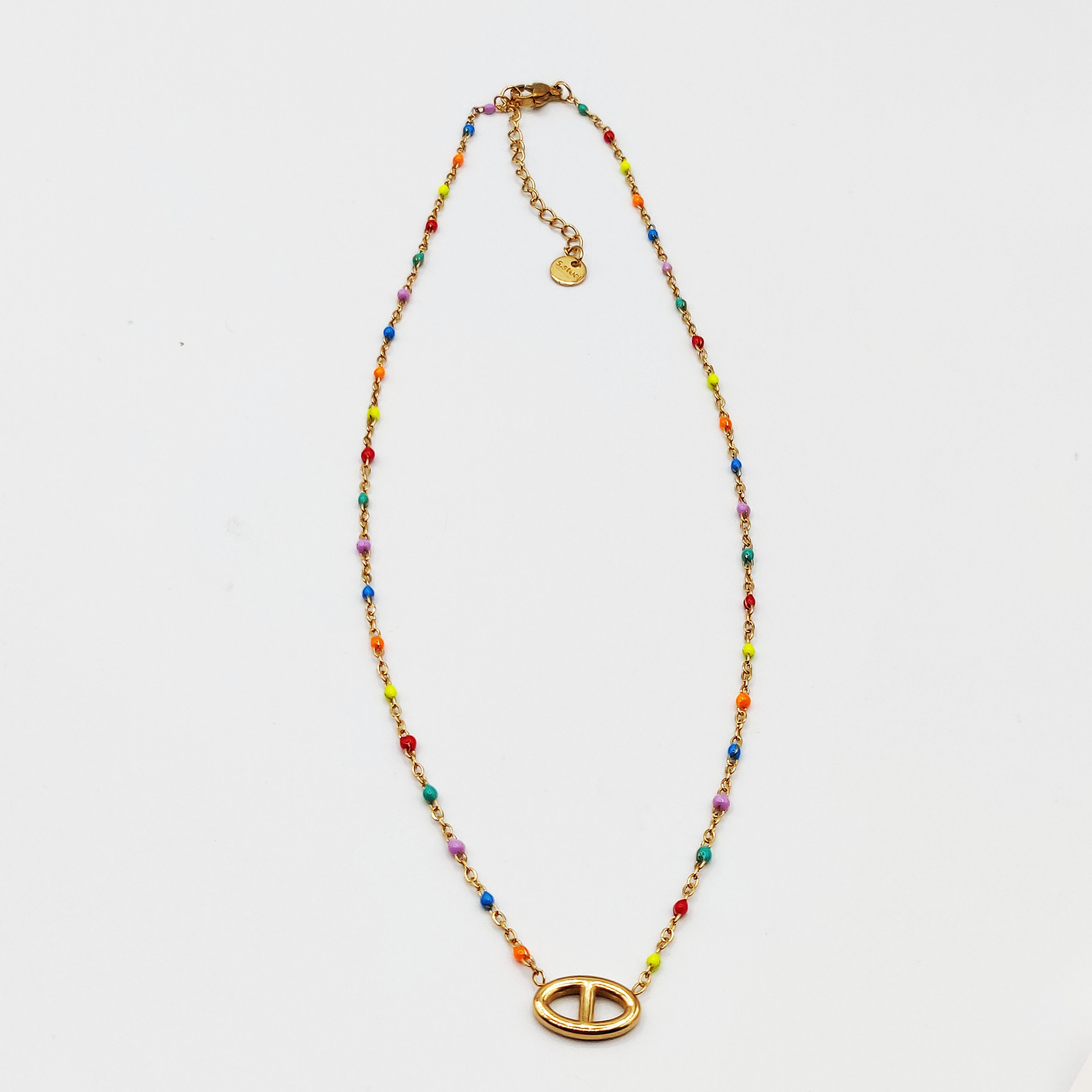 Collier Perles d'imitation Multicolores H Luxe