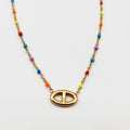 Collier Perles d'imitation Multicolores H Luxe