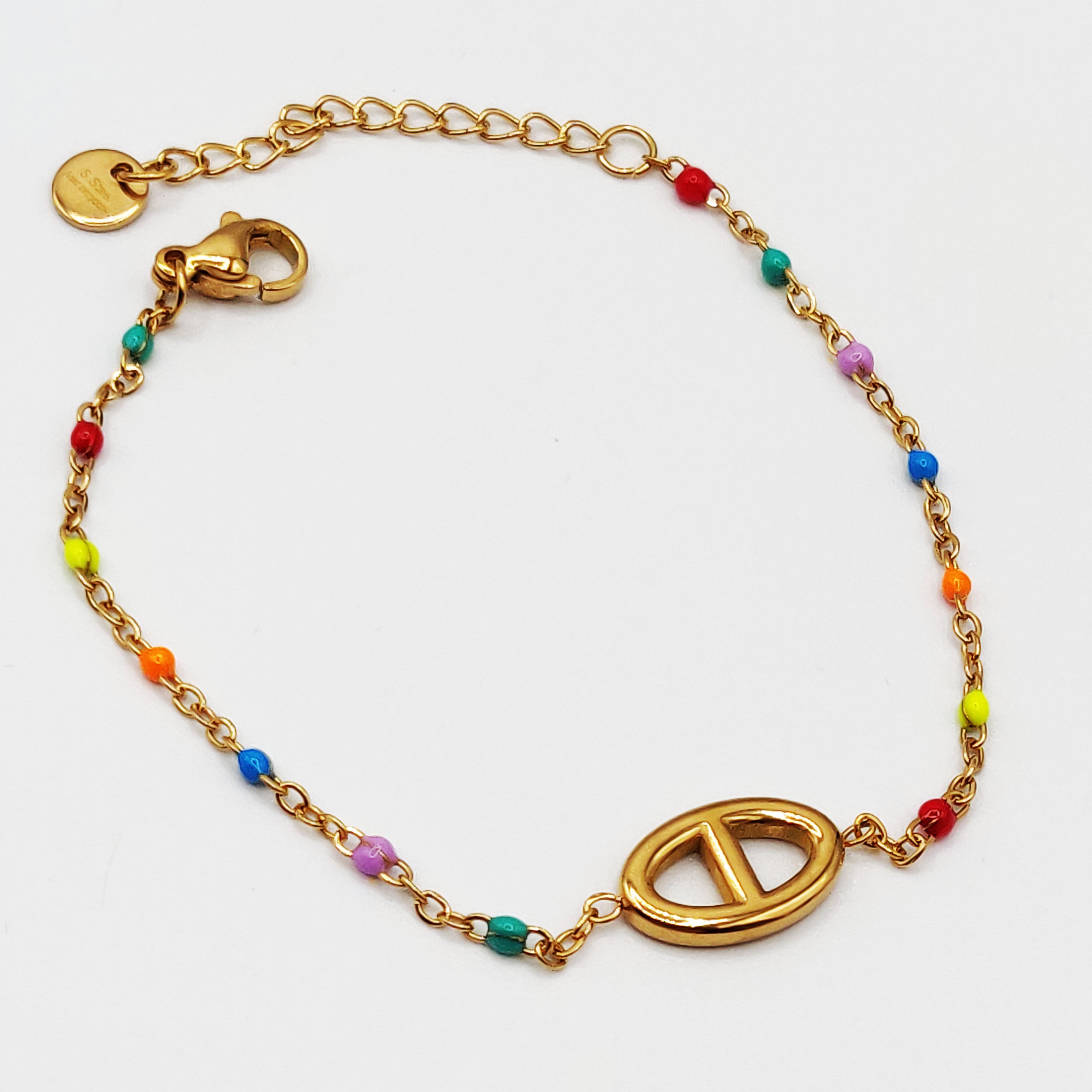 Bracelet Perles d'imitation Multicolores H Luxe