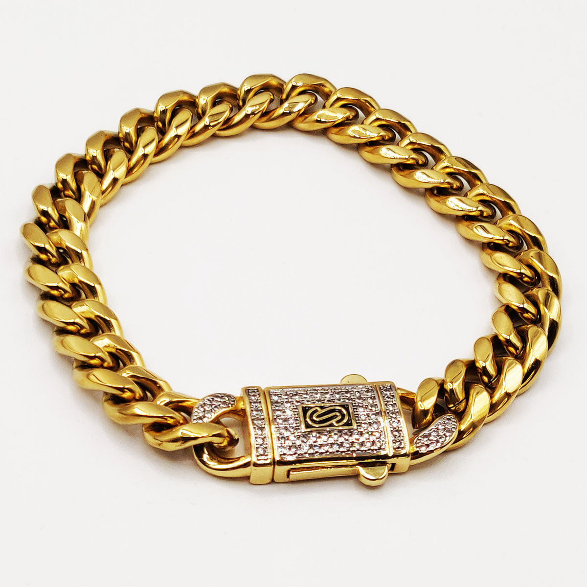 Bracelet Tresse Monte Carlo Luxe Premium Argenté
