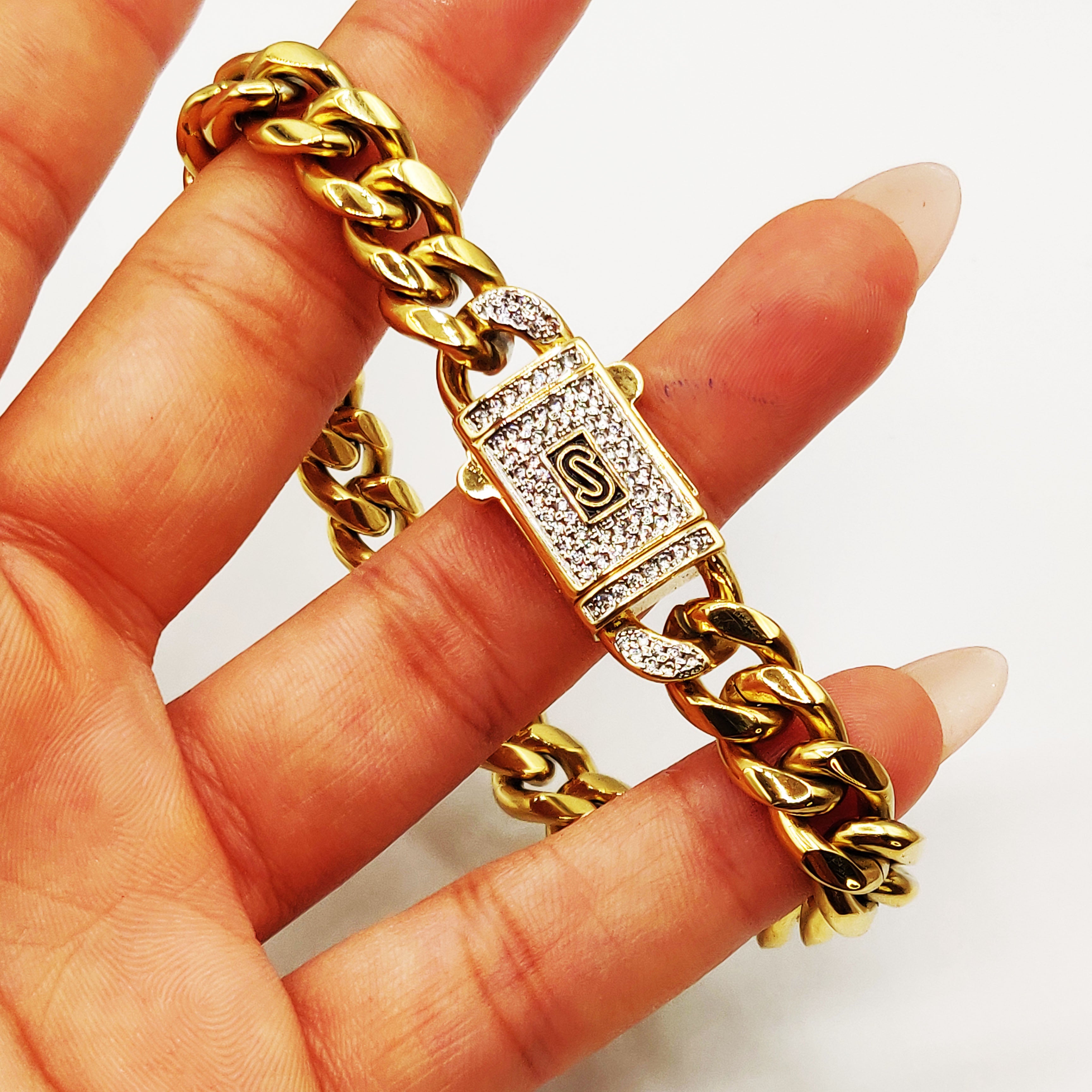 Bracelet Tresse Monte Carlo Luxe Premium Argenté