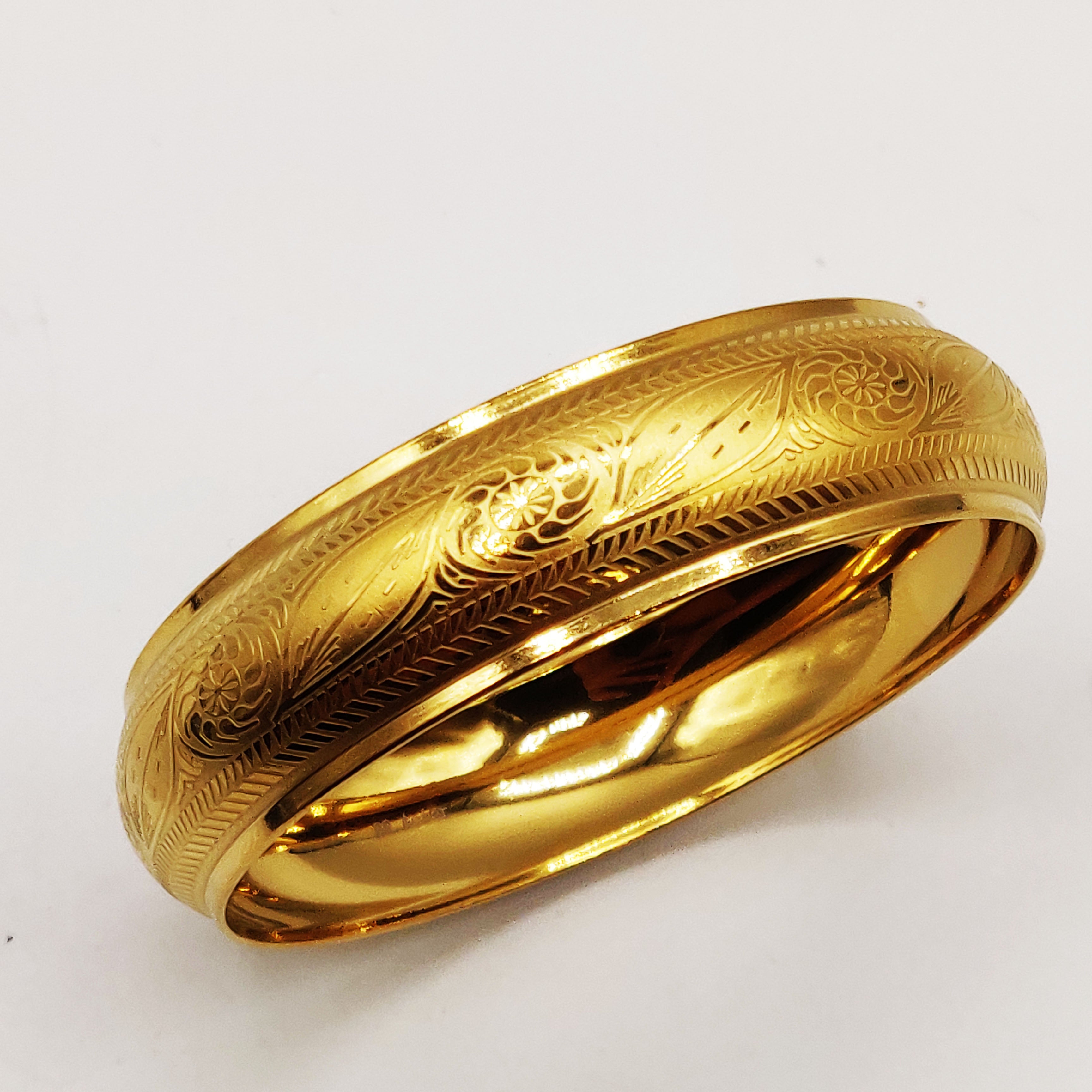 Bracelet Rigide Motifs Beldi Gravés Luxe