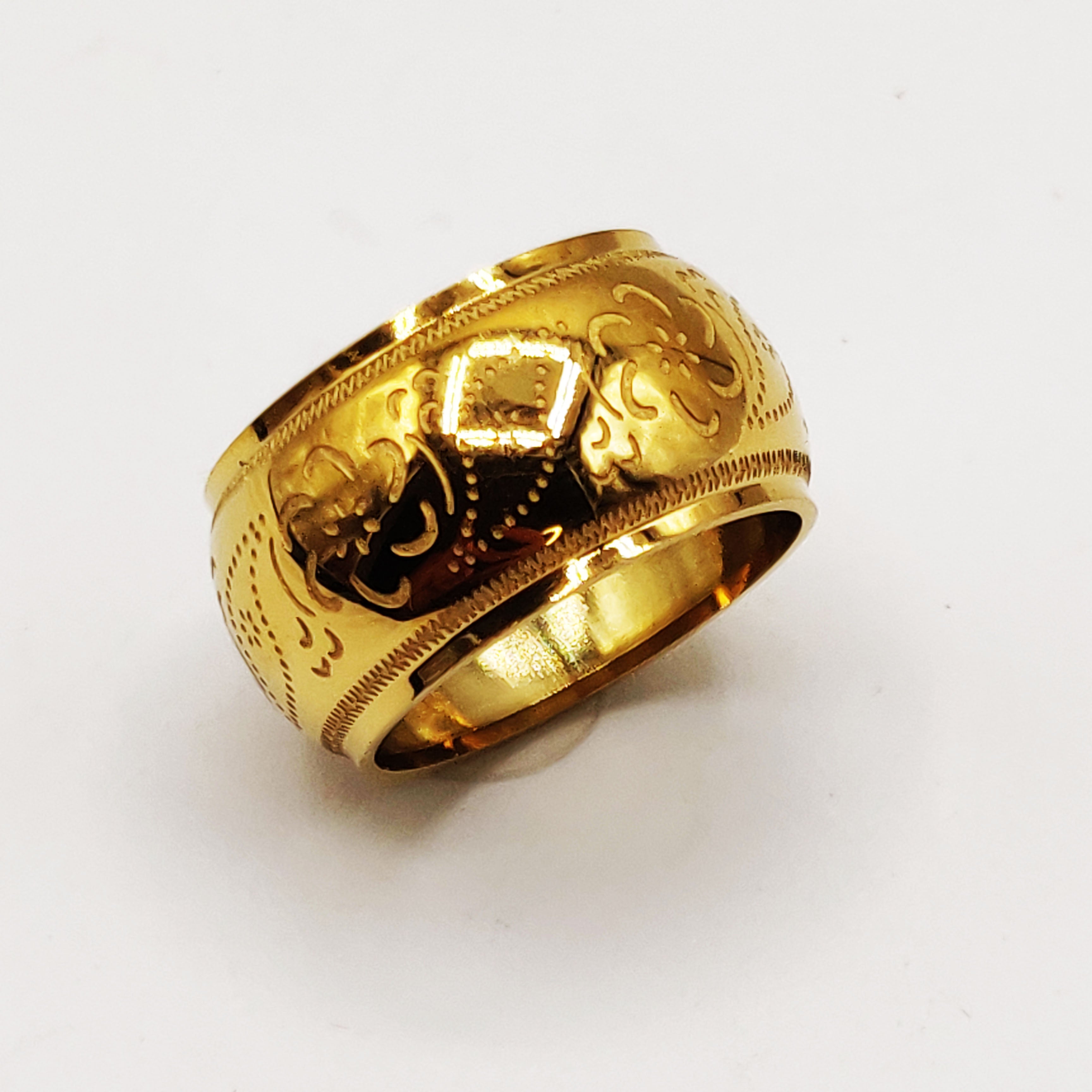 Bague Motifs Beldi Gravés Luxe