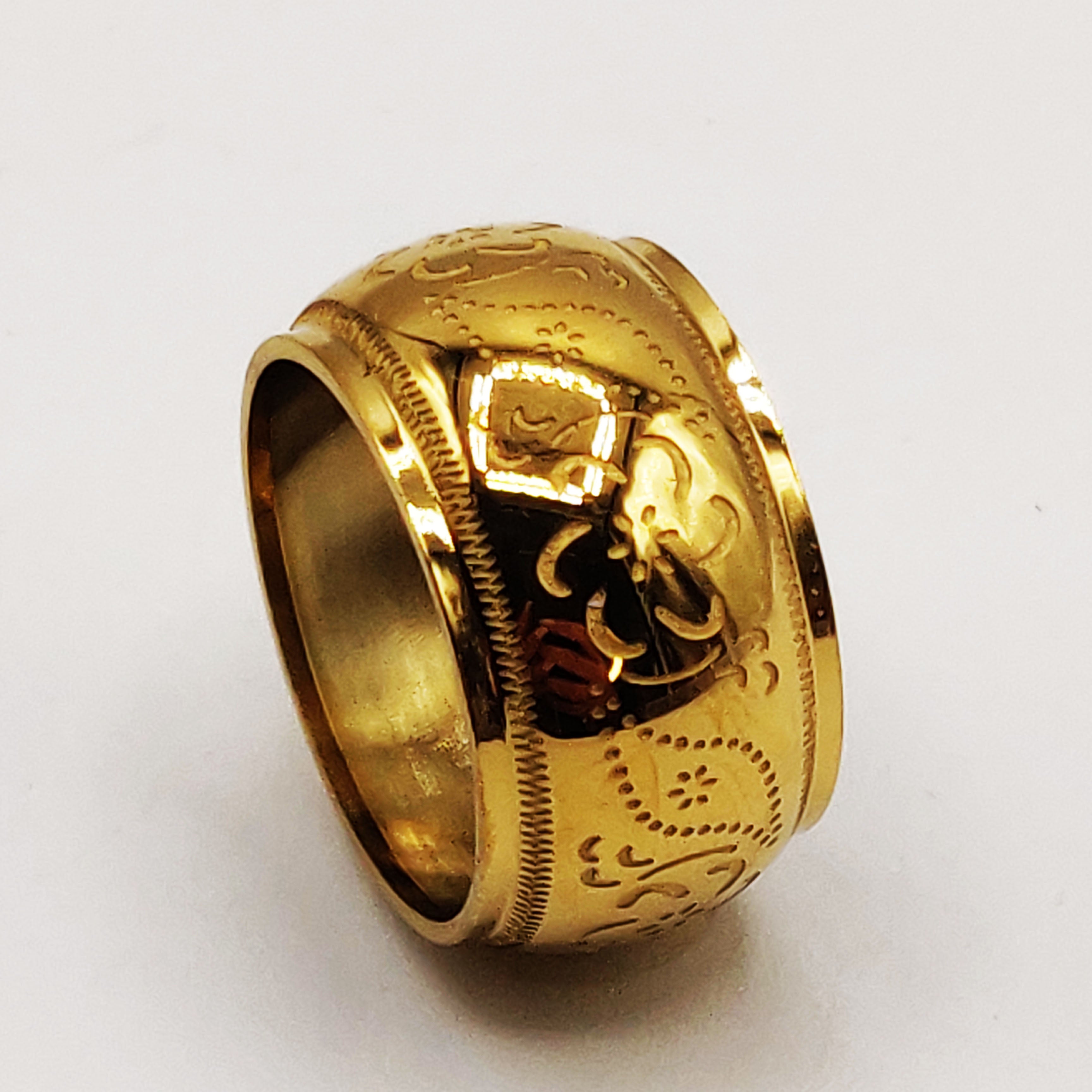 Bague Motifs Beldi Gravés Luxe