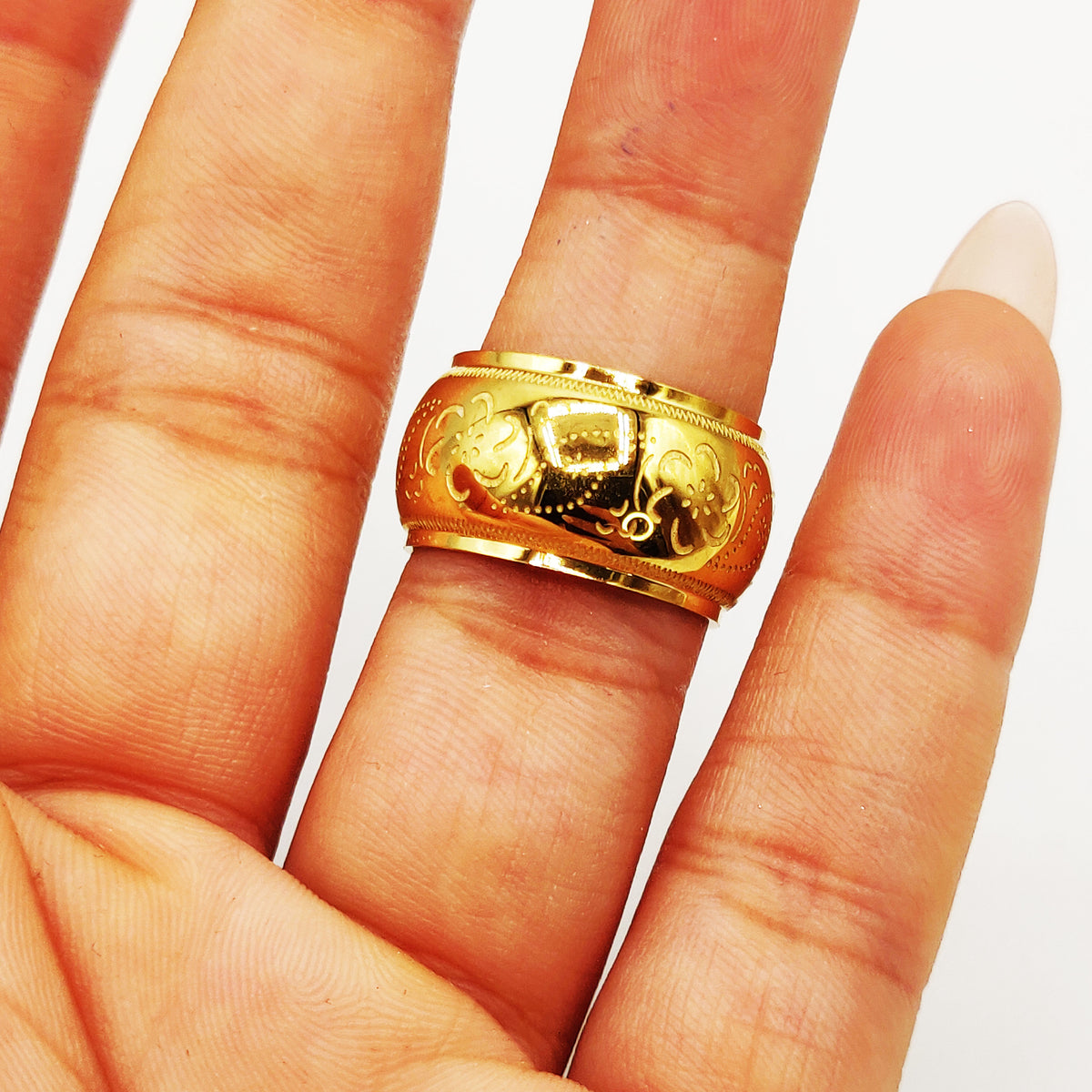 Bague Motifs Beldi Gravés Luxe