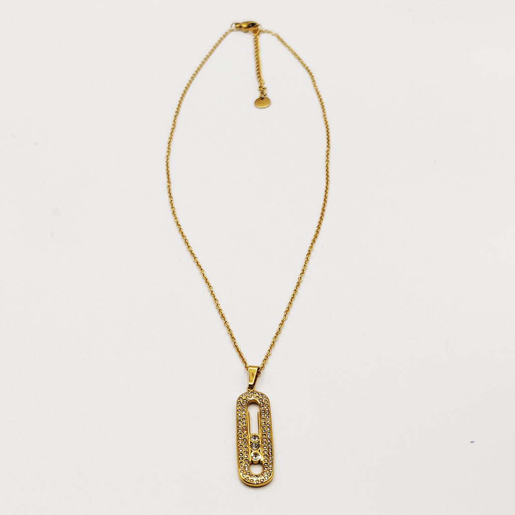 Collier Mexicain Double Barres Cristaux Luxe