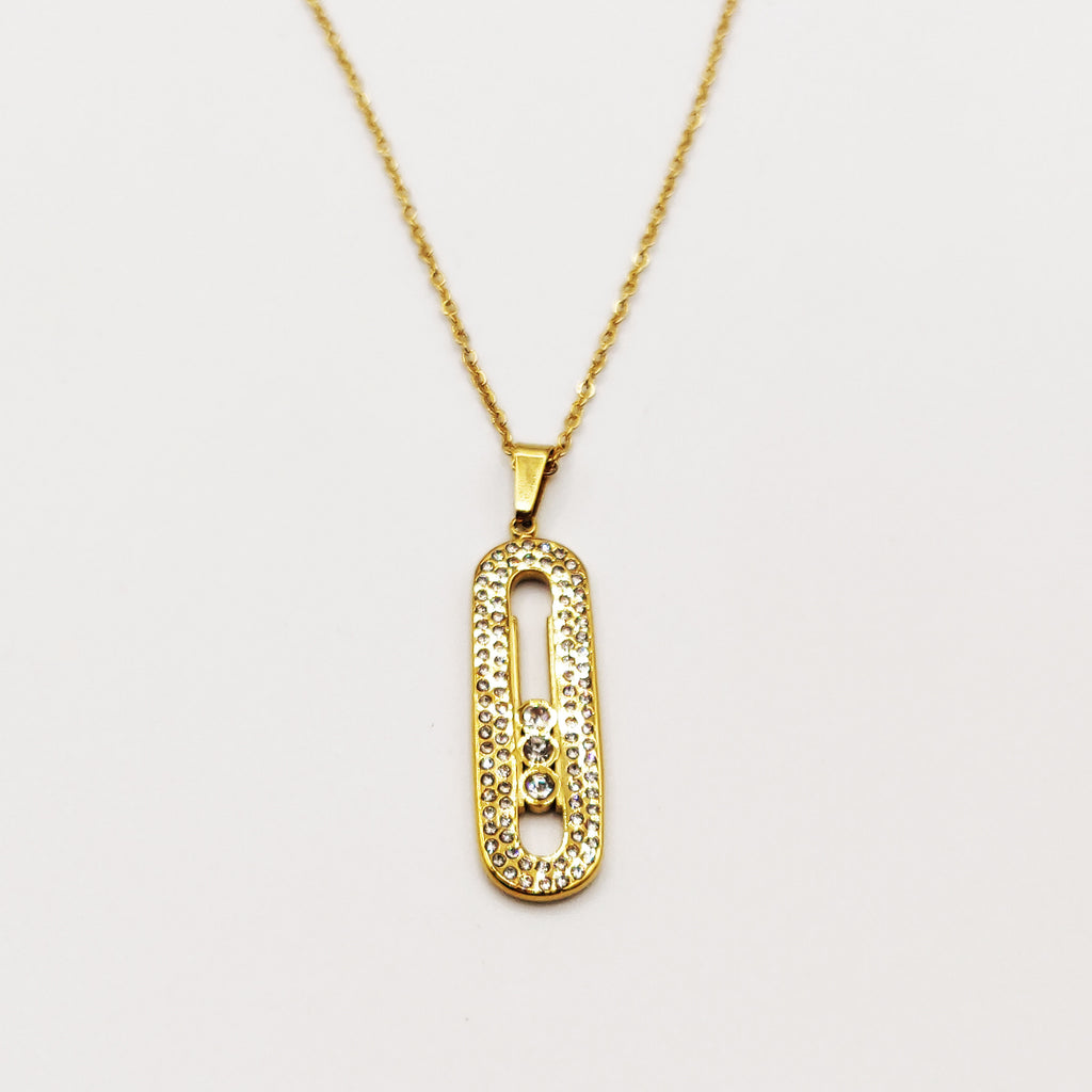 Collier Mexicain Double Barres Cristaux Luxe
