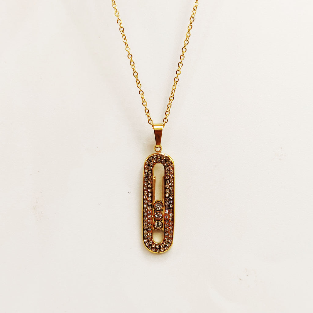 Collier Mexicain Double Barres Cristaux Luxe