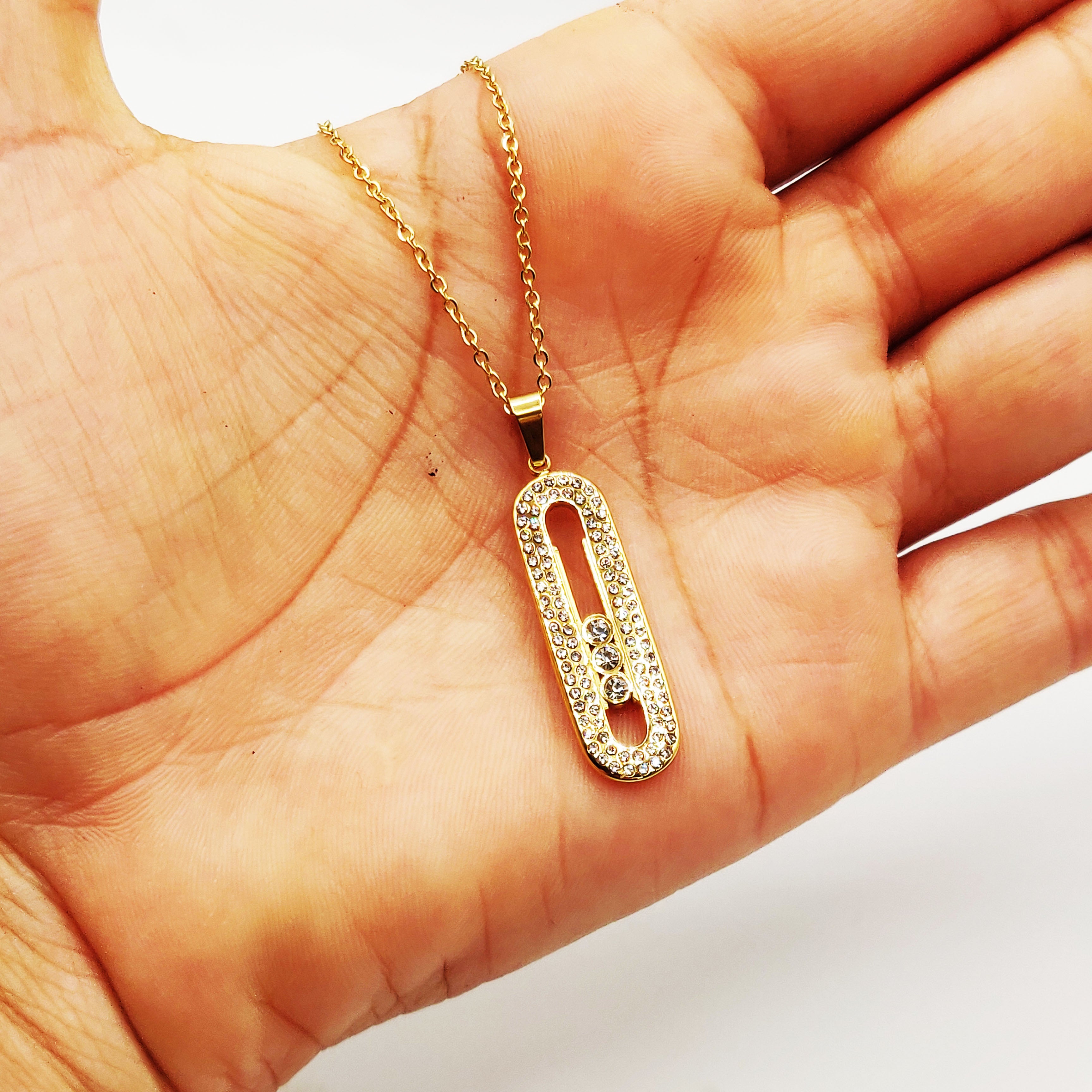 Collier Mexicain Double Barres Cristaux Luxe