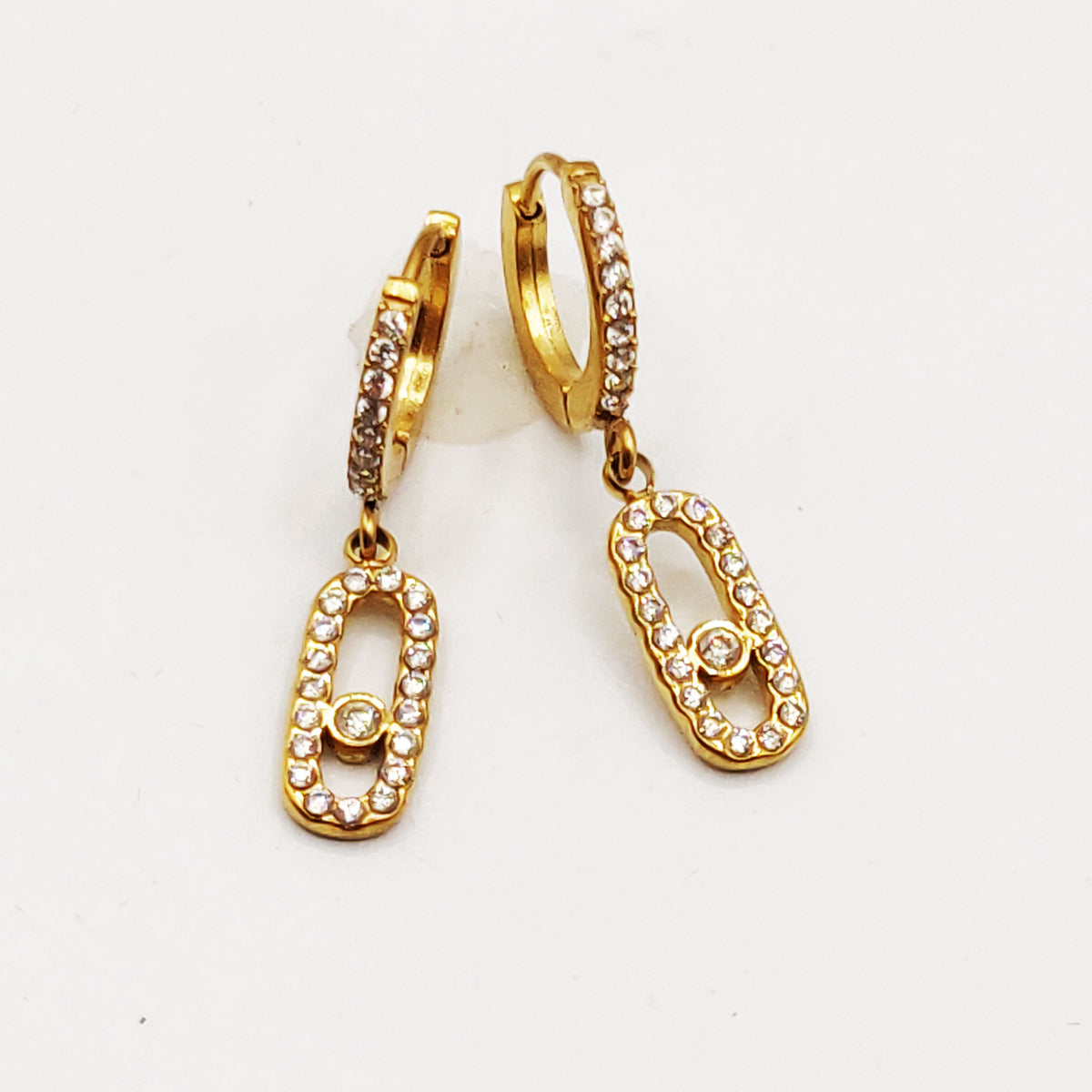 Boucles d'oreilles Anneaux Mexicain Cristaux Luxe