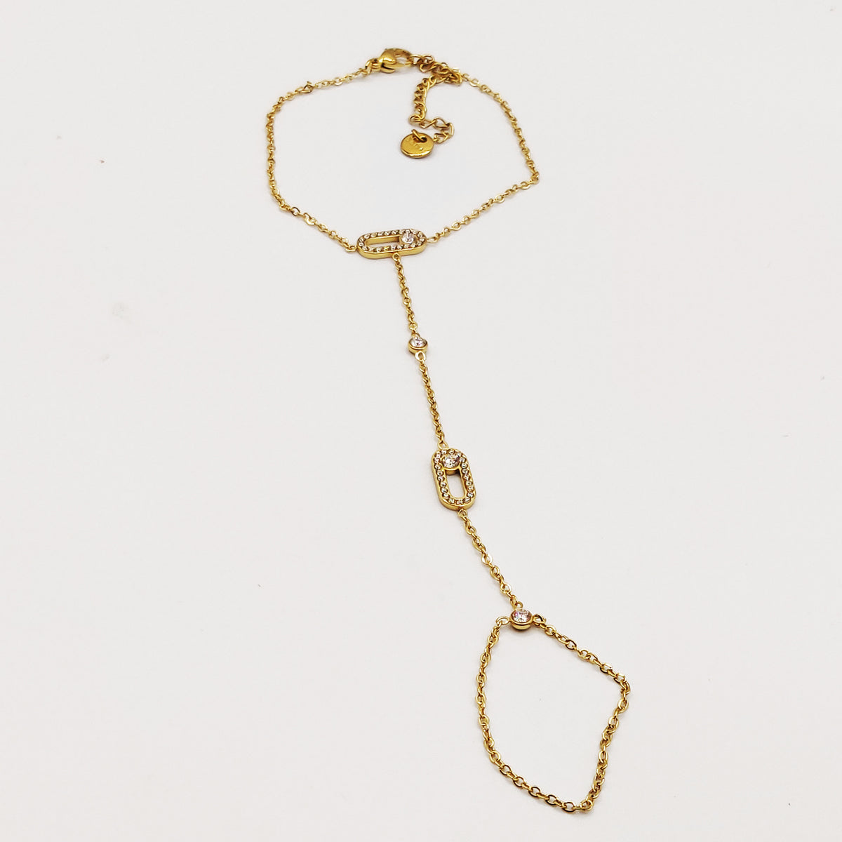Bracelet / Chaîne de Main Mexicain Cristaux Luxe