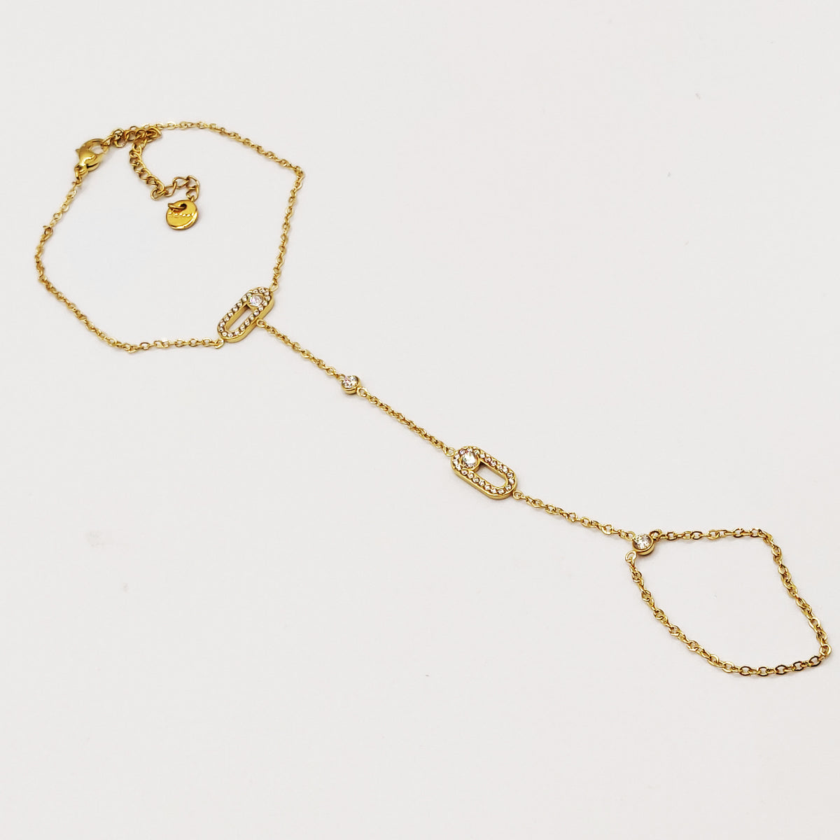 Bracelet / Chaîne de Main Mexicain Cristaux Luxe