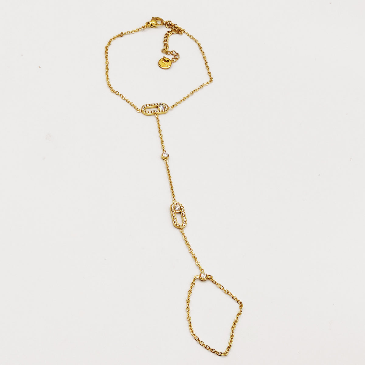 Bracelet / Chaîne de Main Mexicain Cristaux Luxe
