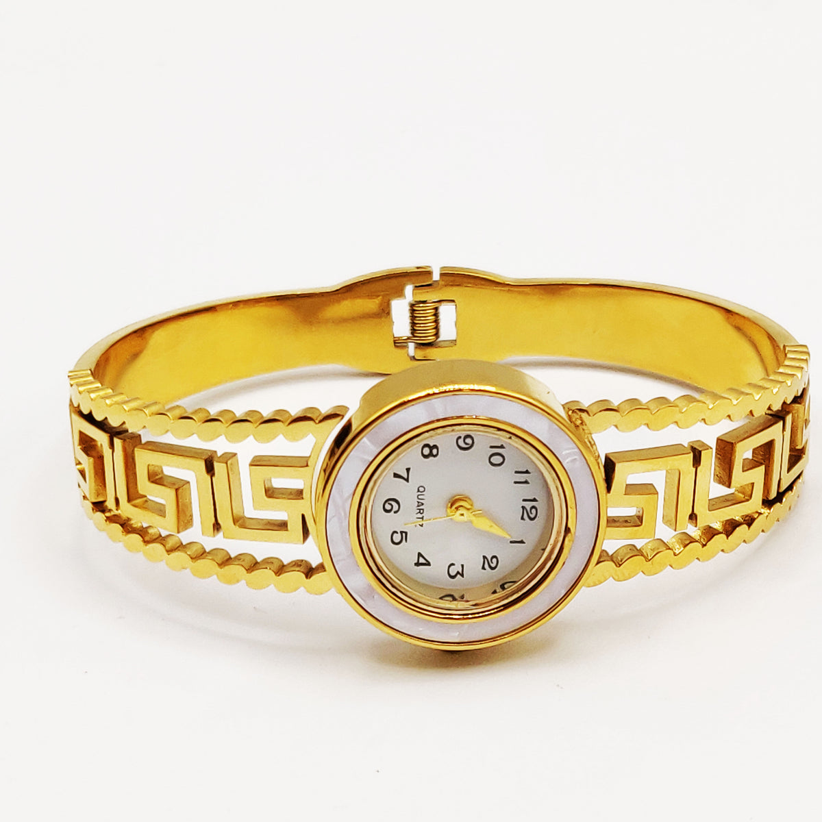 Montre Bracelet Rigide V Luxe Fond Blanc
