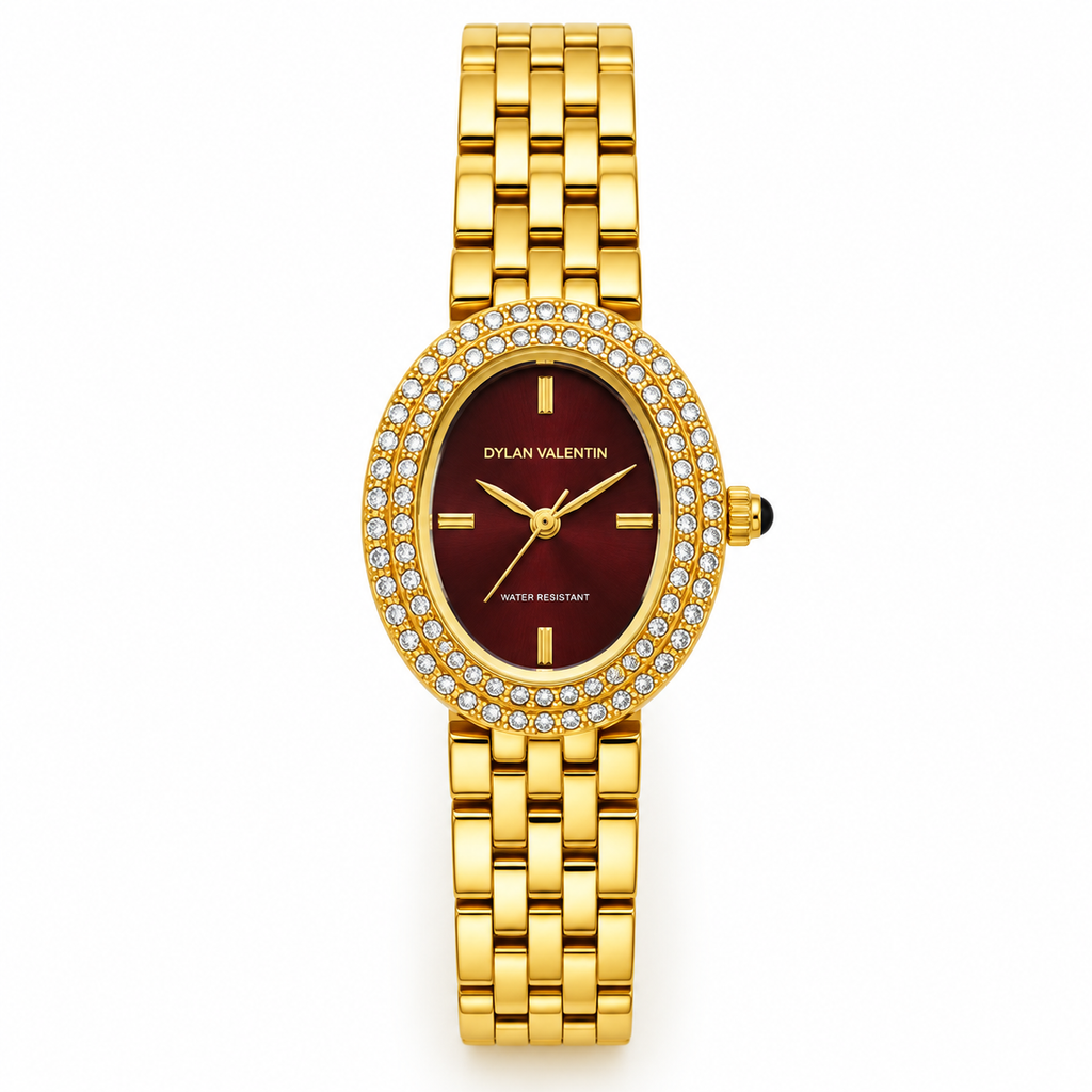 Montre Dylan Valentin DV115125 Fond Bordeaux