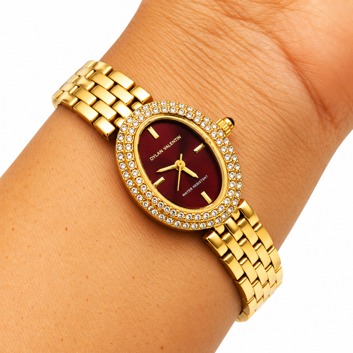 Montre Dylan Valentin DV115125 Fond Bordeaux