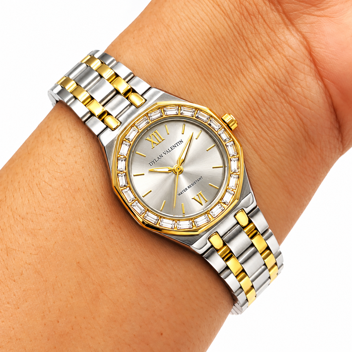 Montre Dylan Valentin DV115367 Fond Argenté