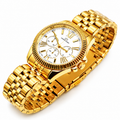 Montre HC EU6441 Fond Blanc Bracelet Doré