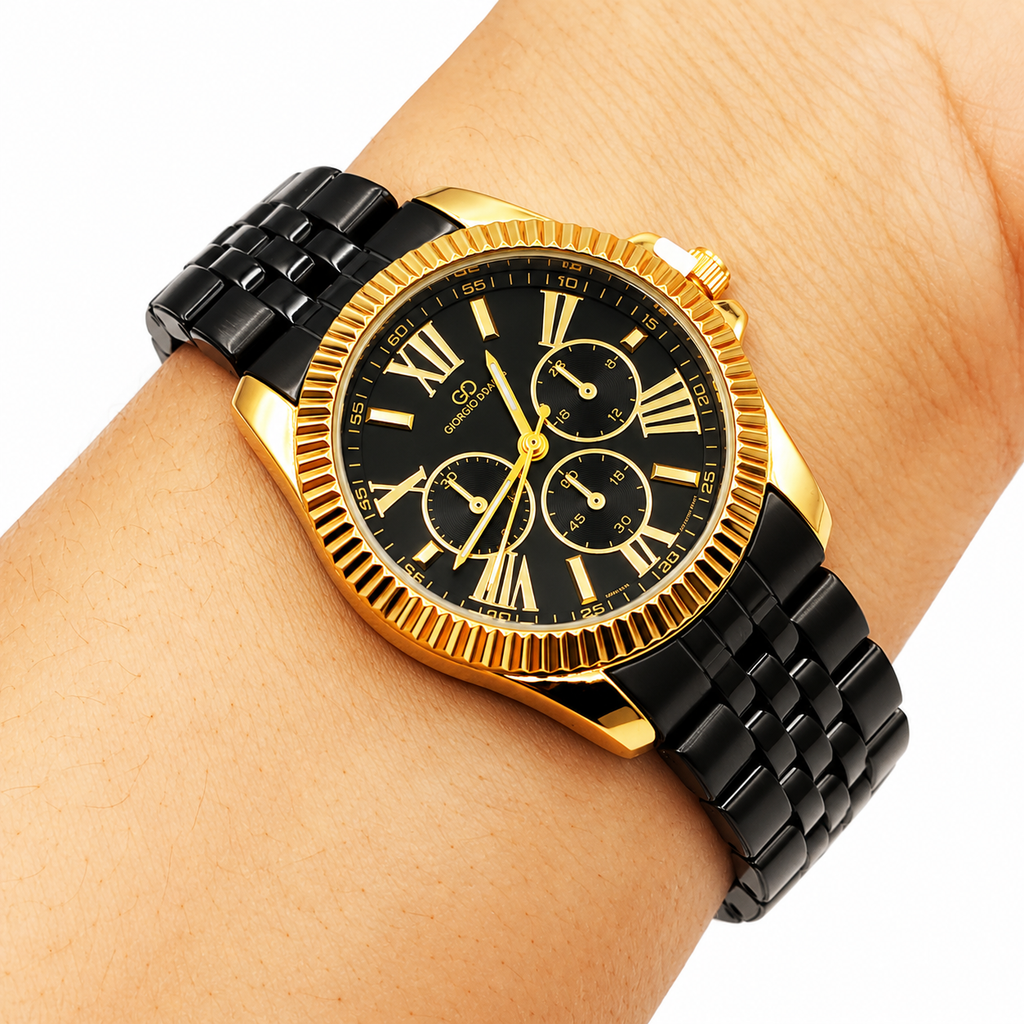 Montre HC EU6441 Fond Noir Bracelet Noir