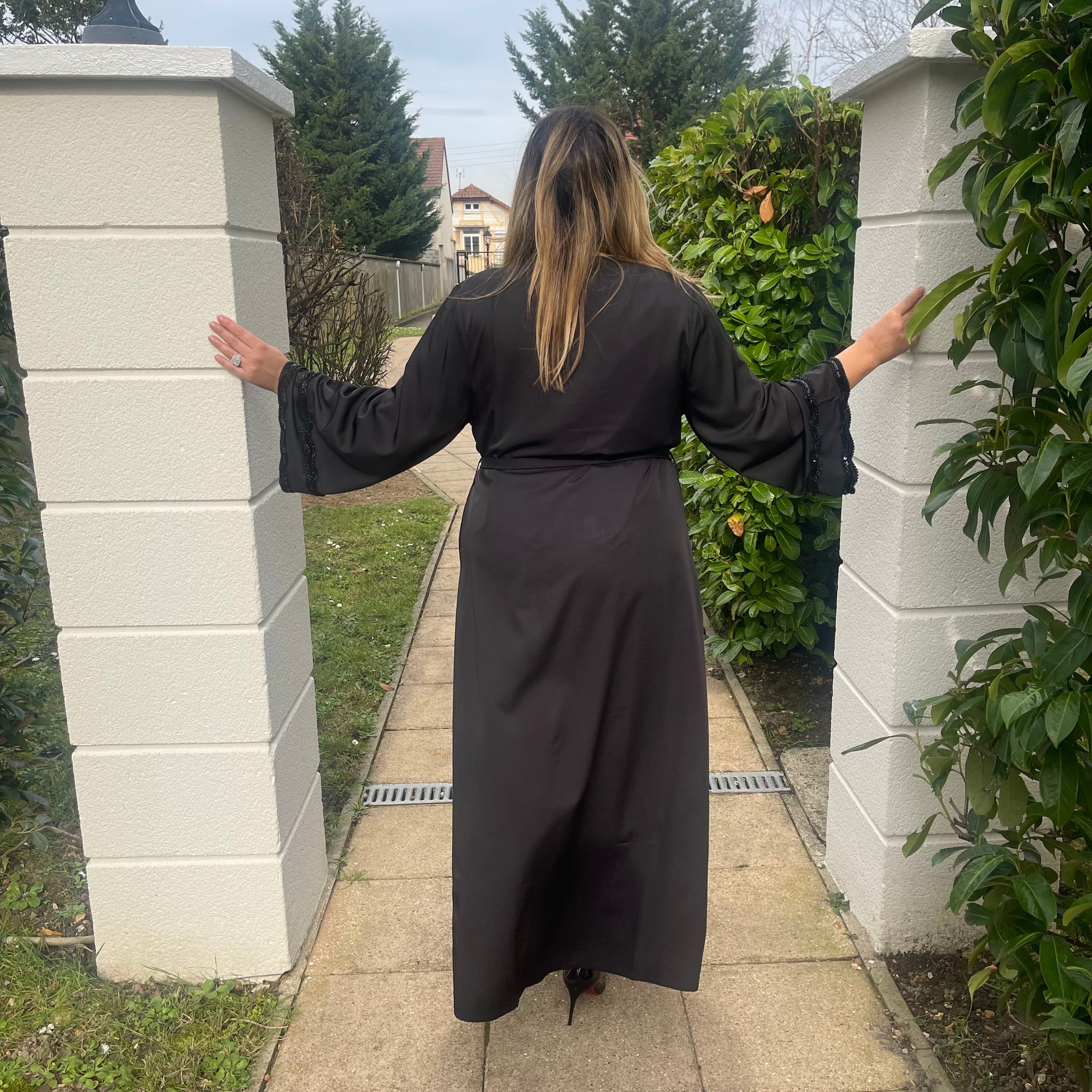 Kimono Abaya Noir