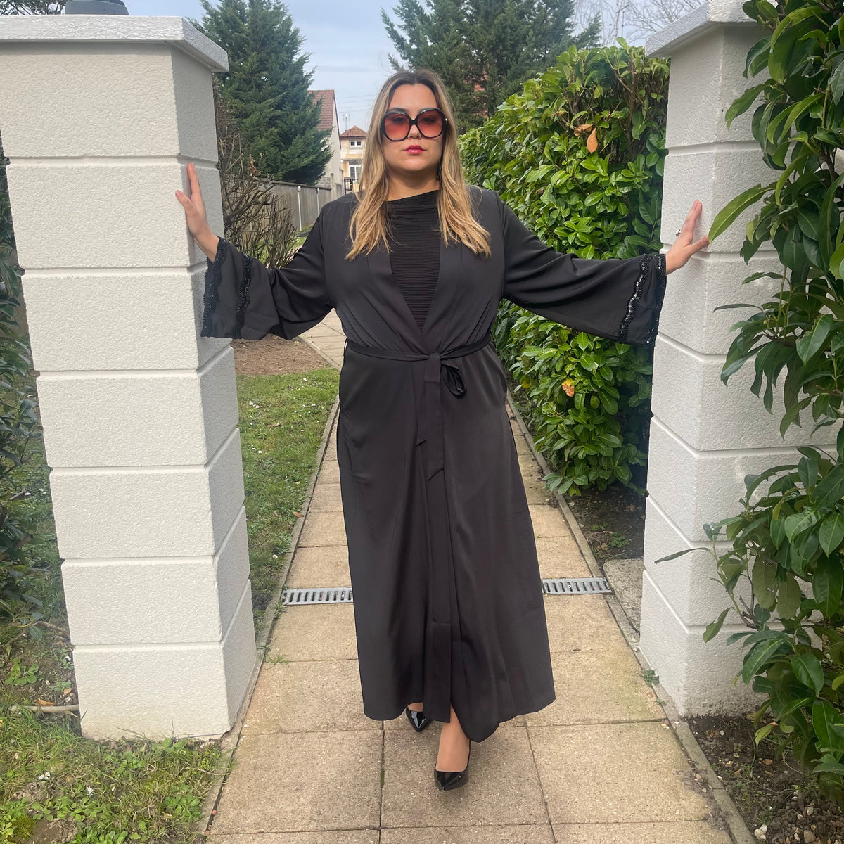 Kimono Abaya Noir