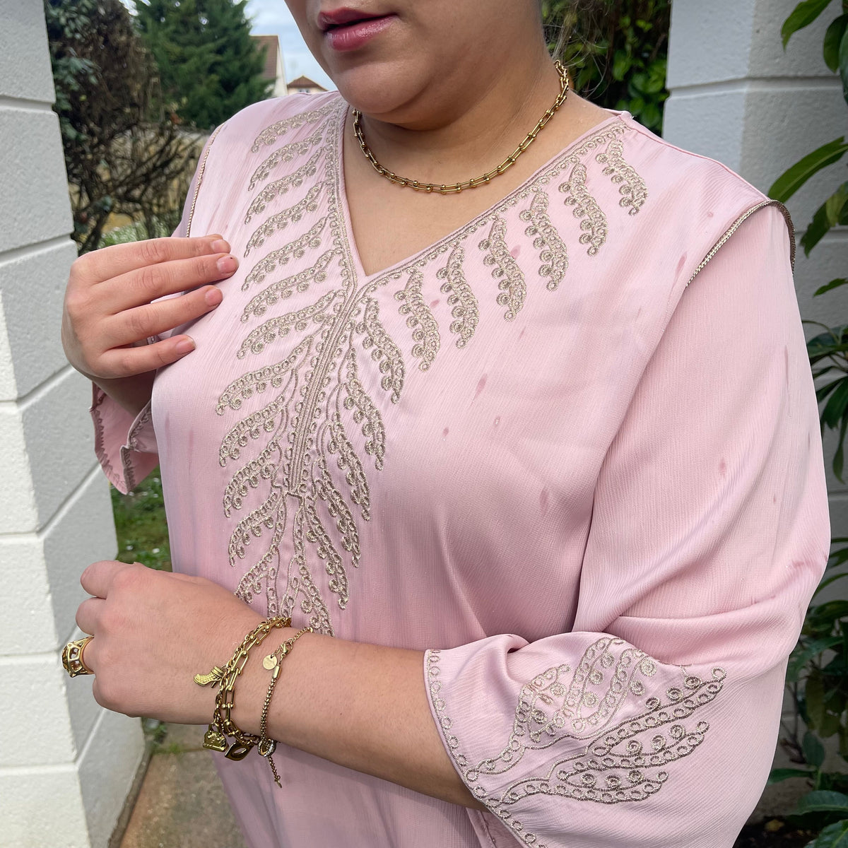 Caftan #15892 Rose Poudré