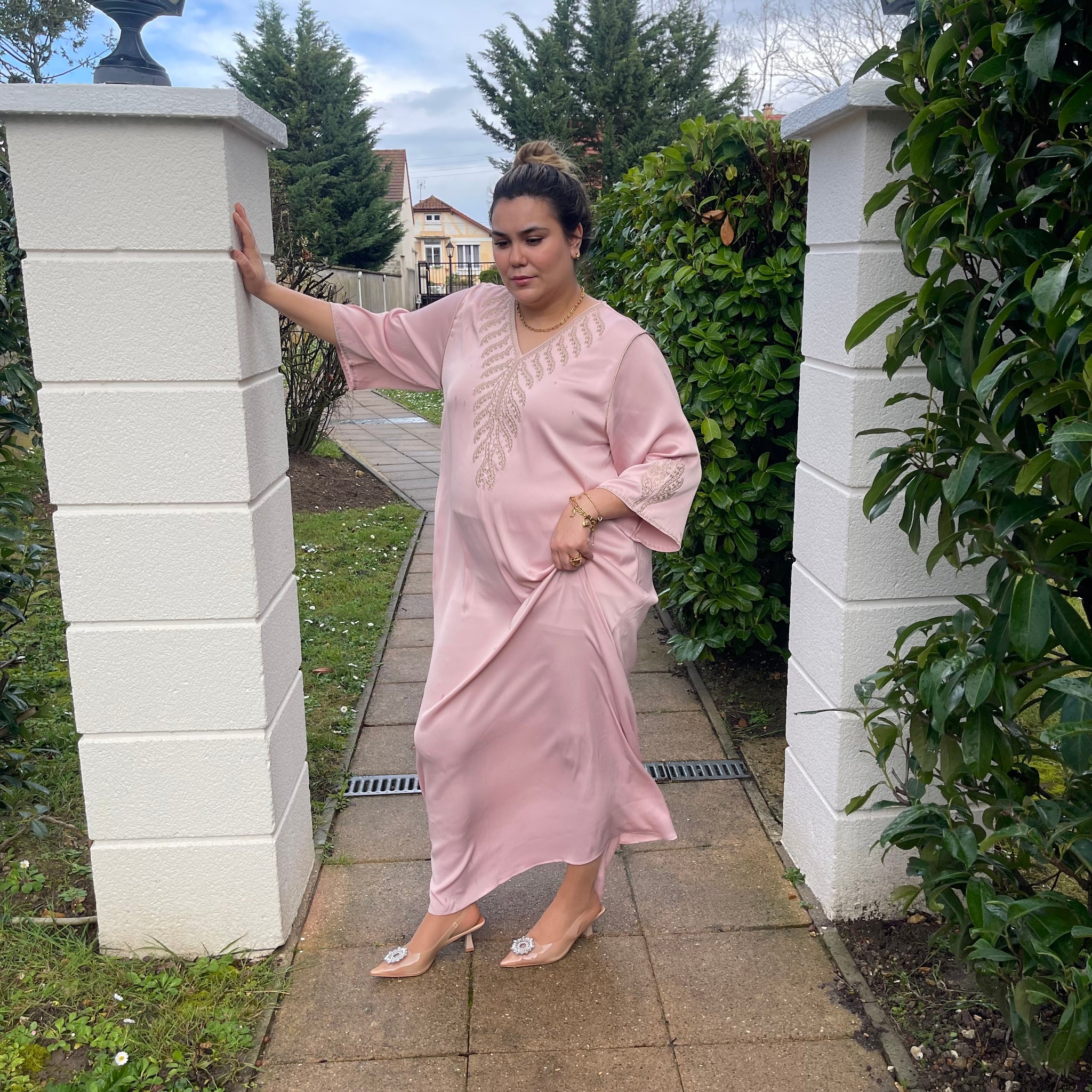 Caftan #15892 Rose Poudré