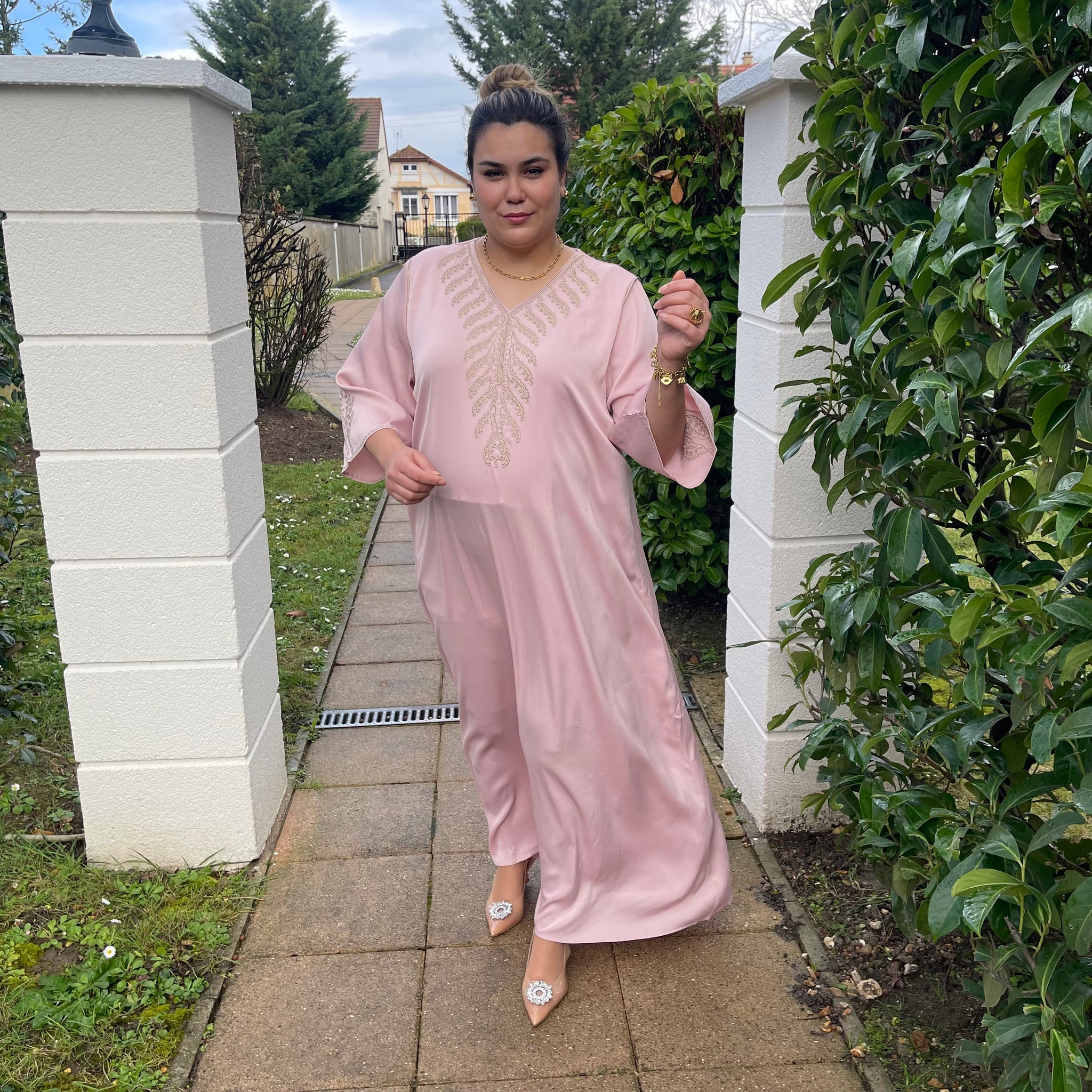 Caftan #15892 Rose Poudré