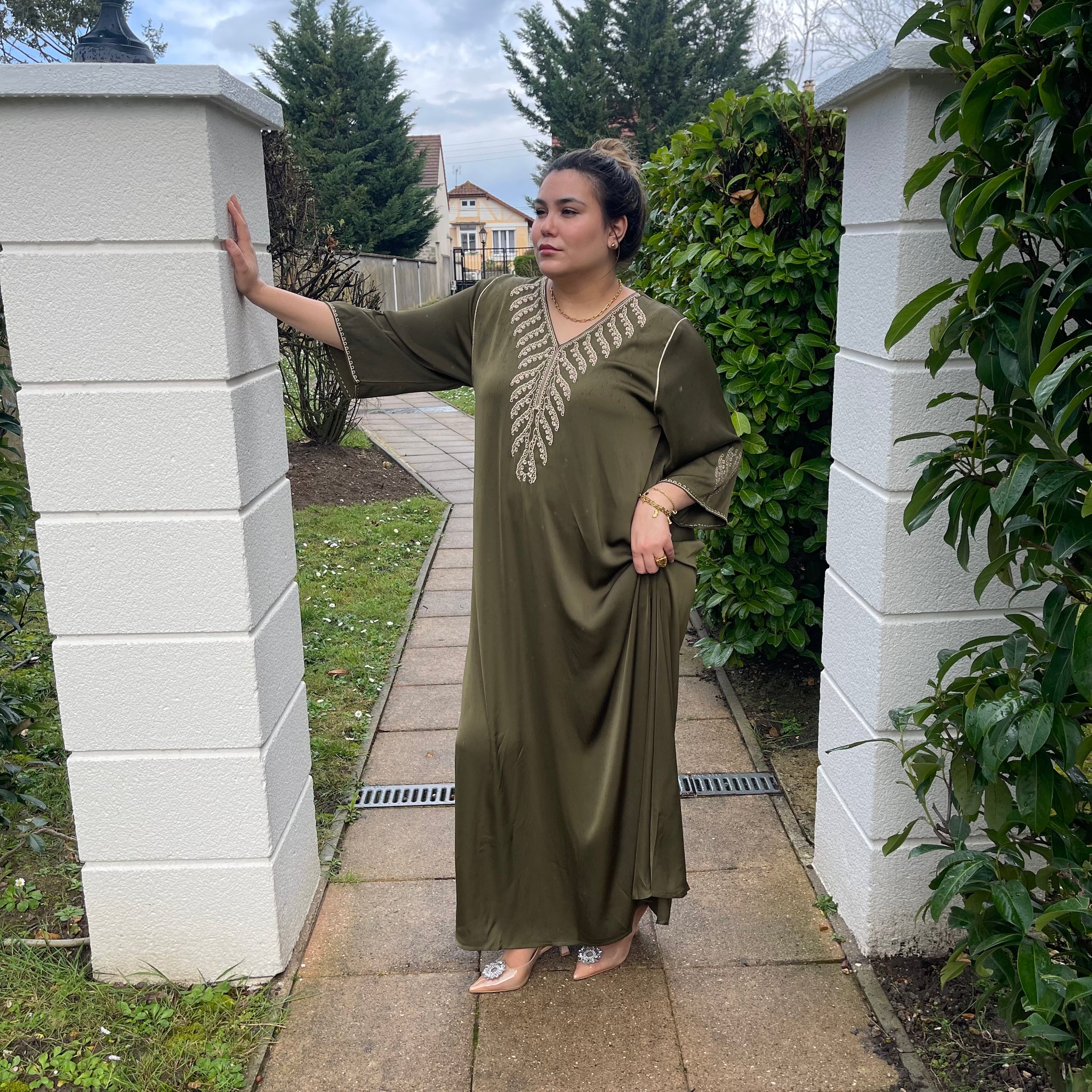 Caftan #15892 Olive