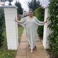 Caftan Papillon #12322 Vert Clair