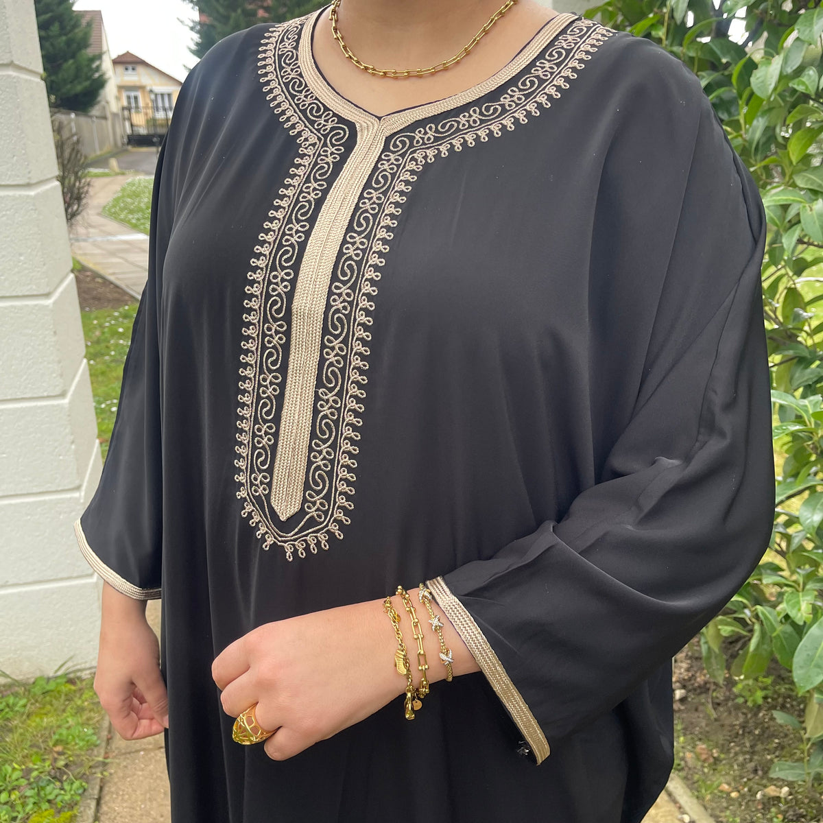 Caftan Papillon #12322 Noir