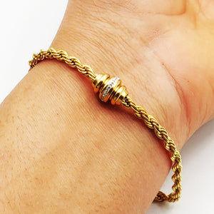 Bracelet Torsade Multi Lignes Sublime Luxe