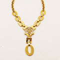 Collier Grande Chaîne Pendentif Main de Fatma Luxe