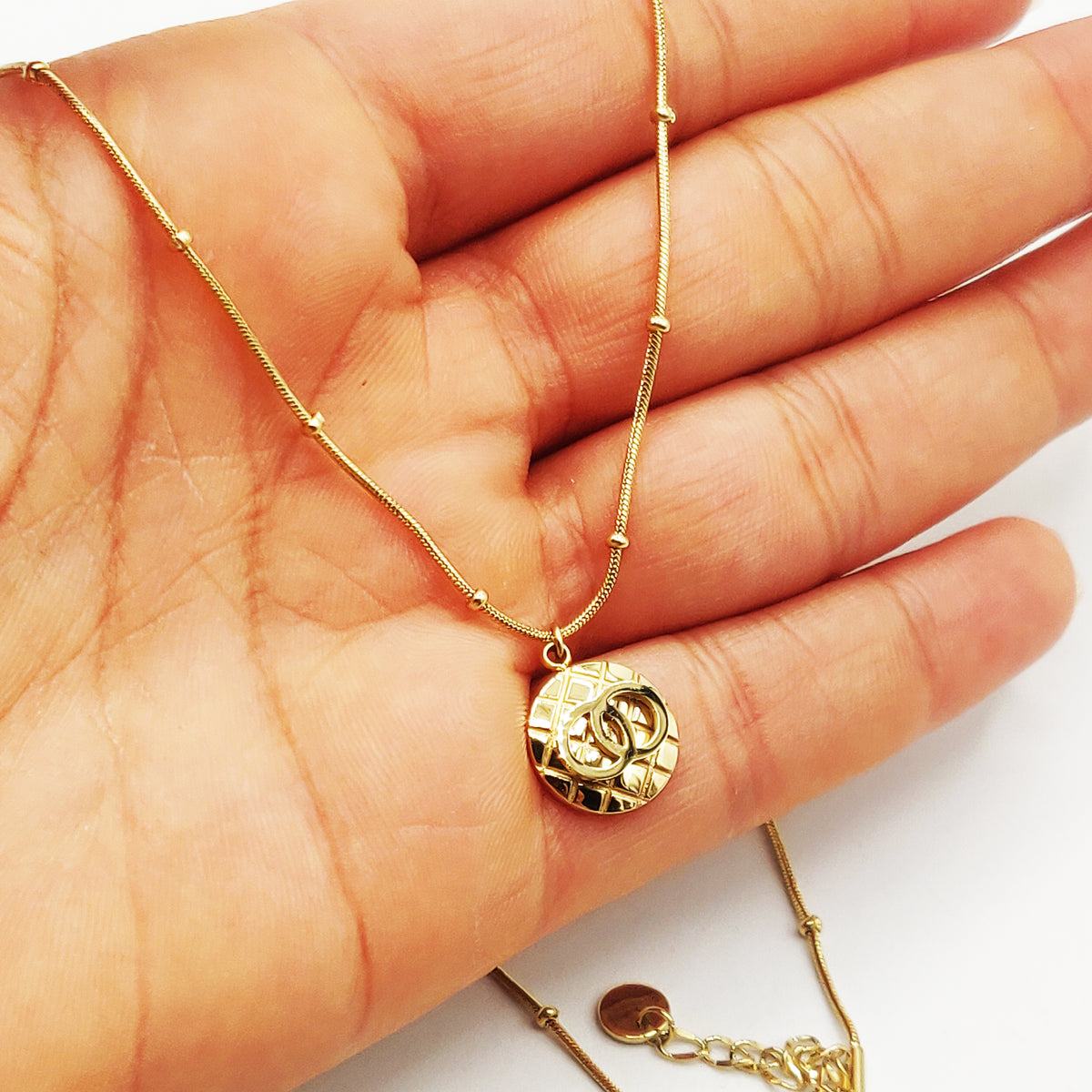 Collier Cercle Matelassé C Luxe